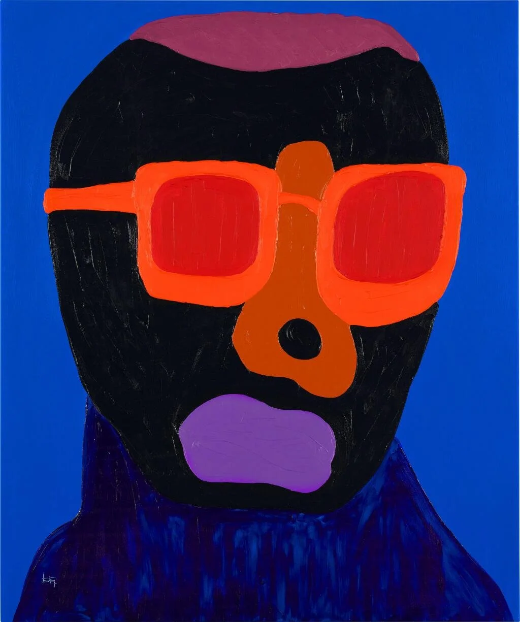 Isshaq Ismail 'Orange Sunglass'