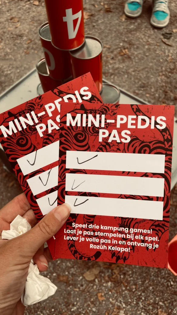 Mini pedis pas bij Jalan Pedis