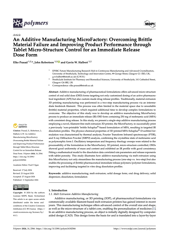 Additive Manufacturing Microfactory