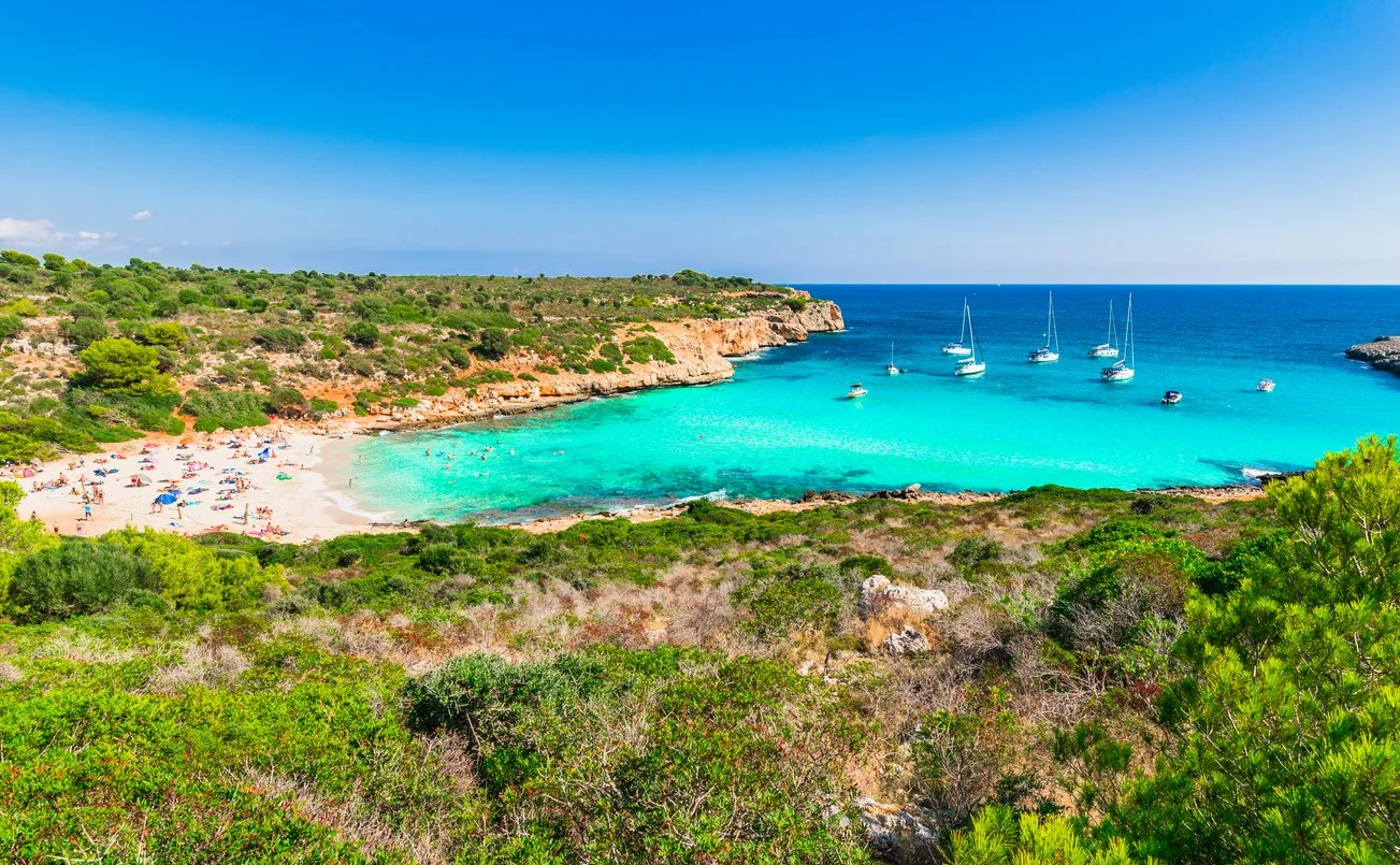 Cala Varques beach in Mallorca, a favourite beach of the locals