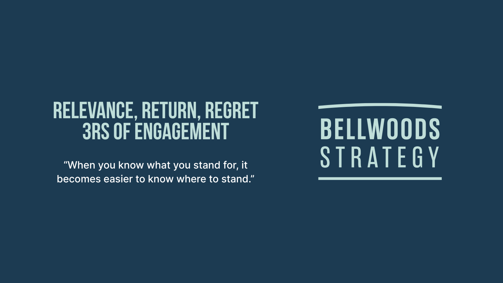 The 3Rs of Engagement: A Framework for Focus and Clarity