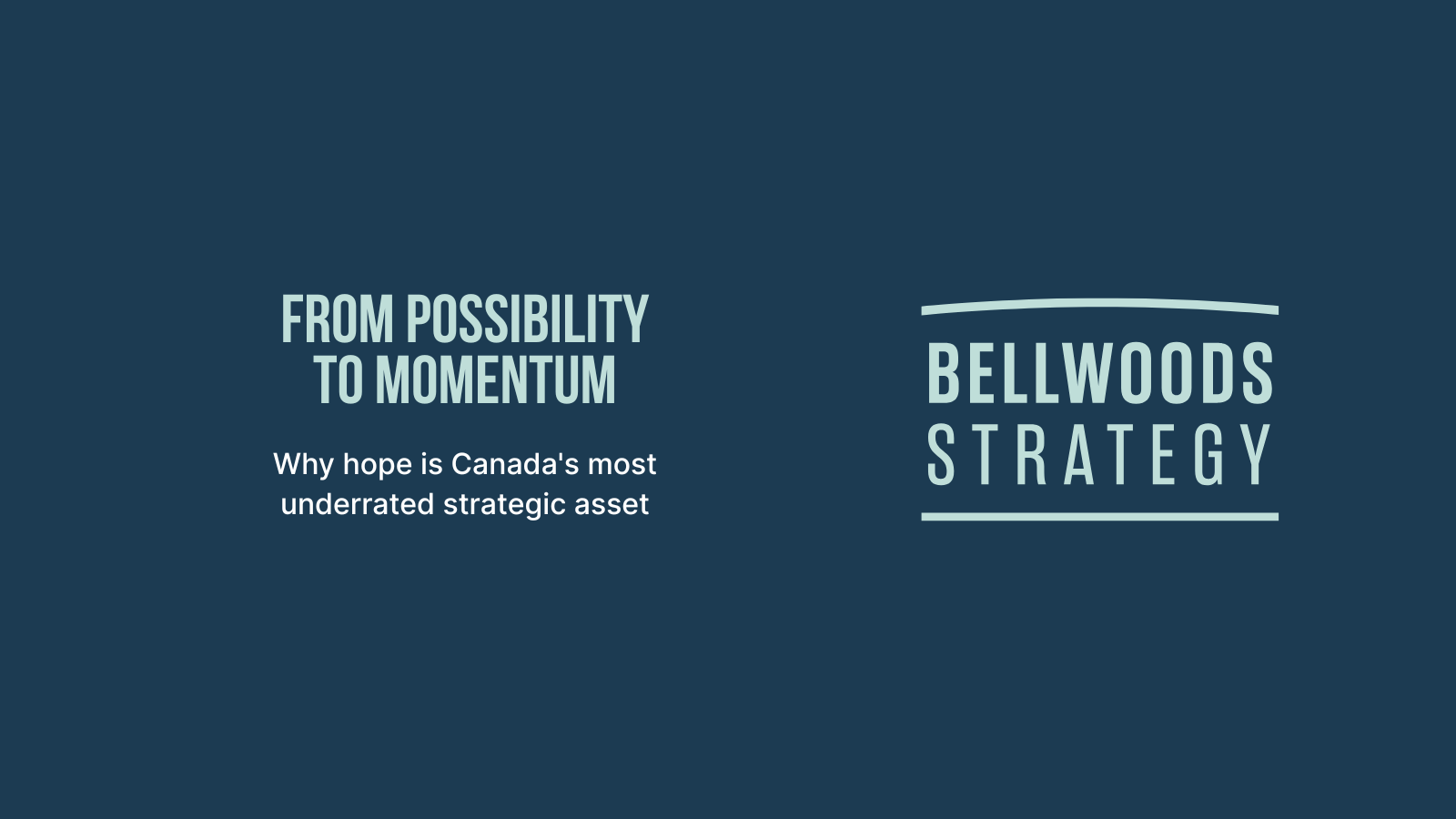 From Possibility to Momentum