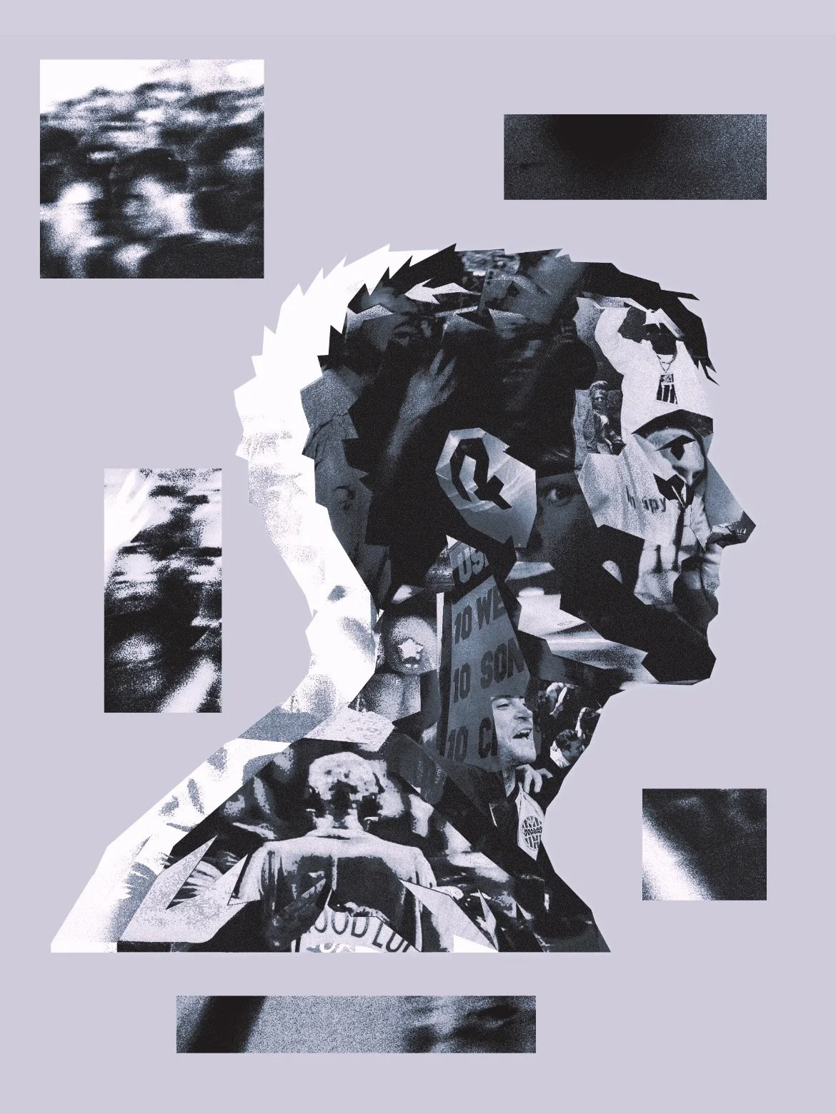 I wanted to challenge myself to two things - 1. use photographs and create a collage with my textures intertwined and 2. Limit my color palette as much as possible to really challenge my use of contrast. 

Here&rsquo;s a piece dedicated to @fredagain