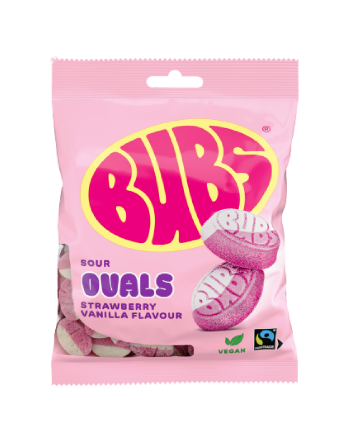 BUBS Strawberry Vanilla Ovals - 90g (Sweden)
