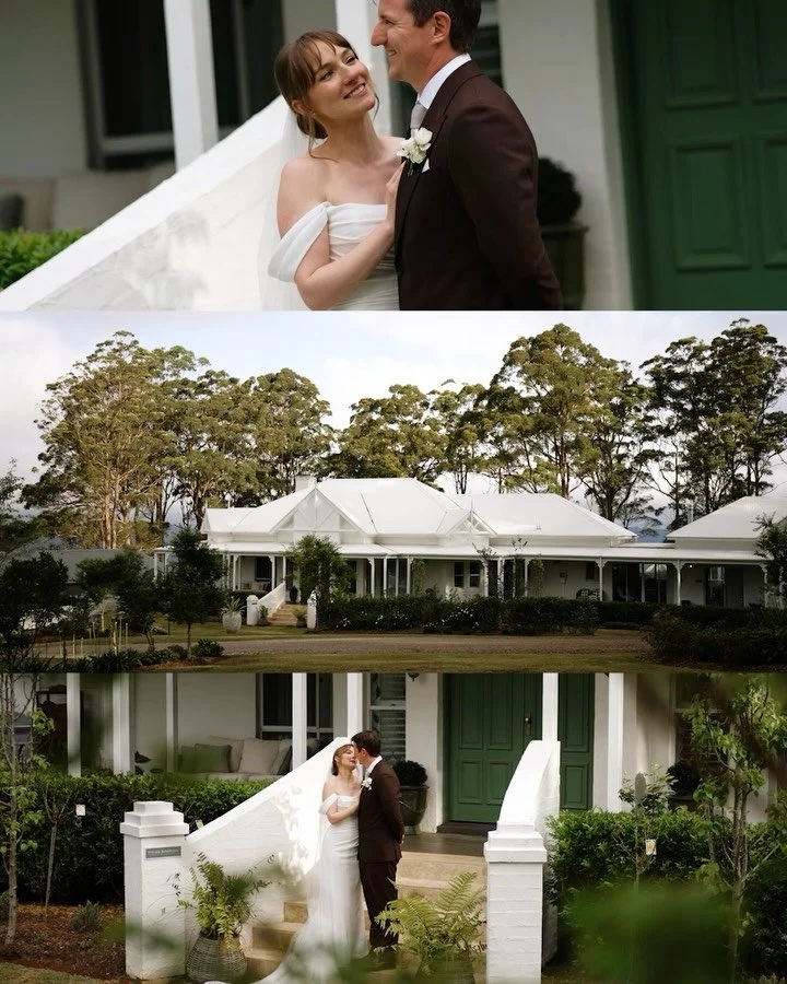 This is what it looks like to elope &mdash; gentle moments, clouds in the background and quiet joy surrounded by your closest people ✨ 

@vhcountryestate @laurenmareecelebrant @nikolasdavidweddings