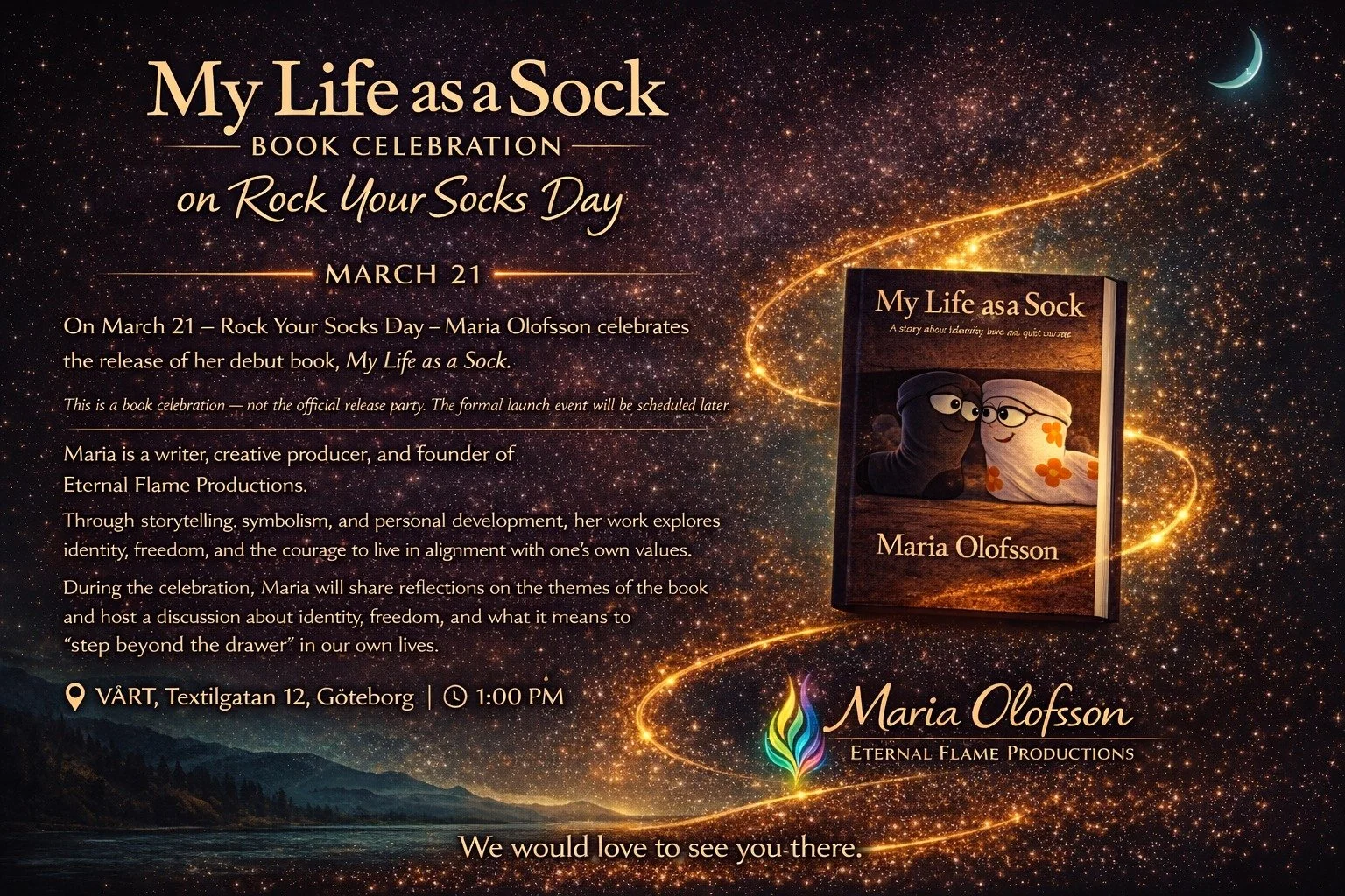 My Life as a Sock – Book Celebration on Rock Your Socks Day
