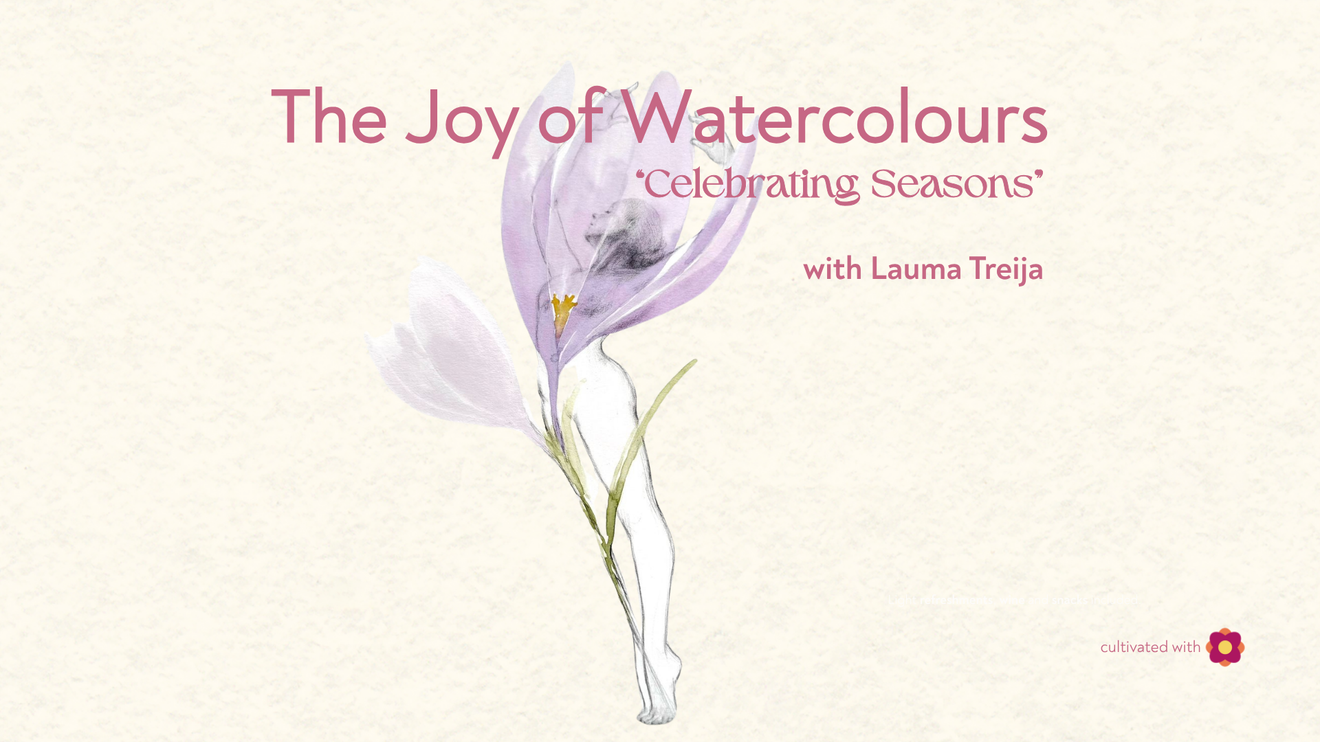 The Joy of Watercolours "Celebrating Spring" with Lauma