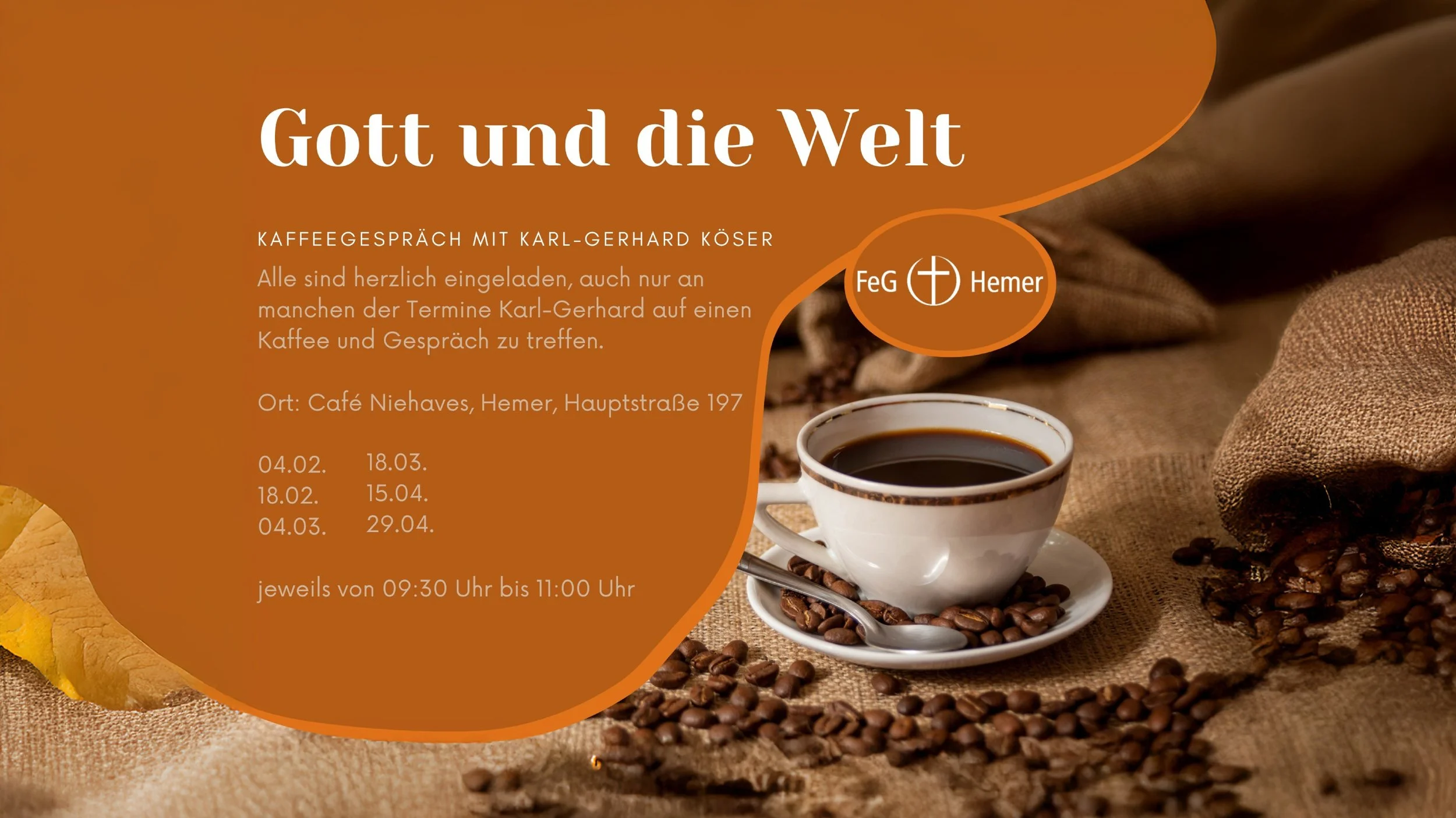 Kleingruppe Gott und die Welt 29.04.2026 