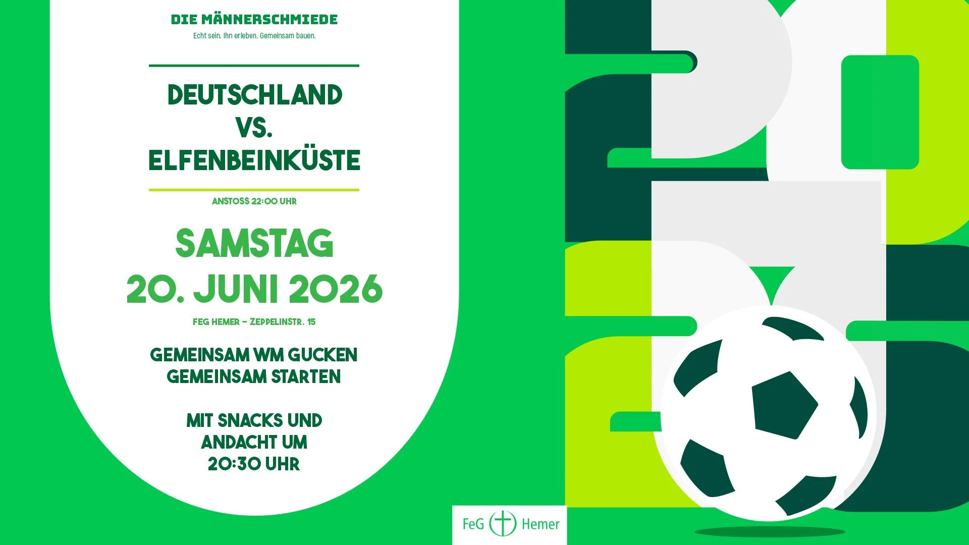 Die Männerschmiede - Deutschland vs. Elfenbeinküste