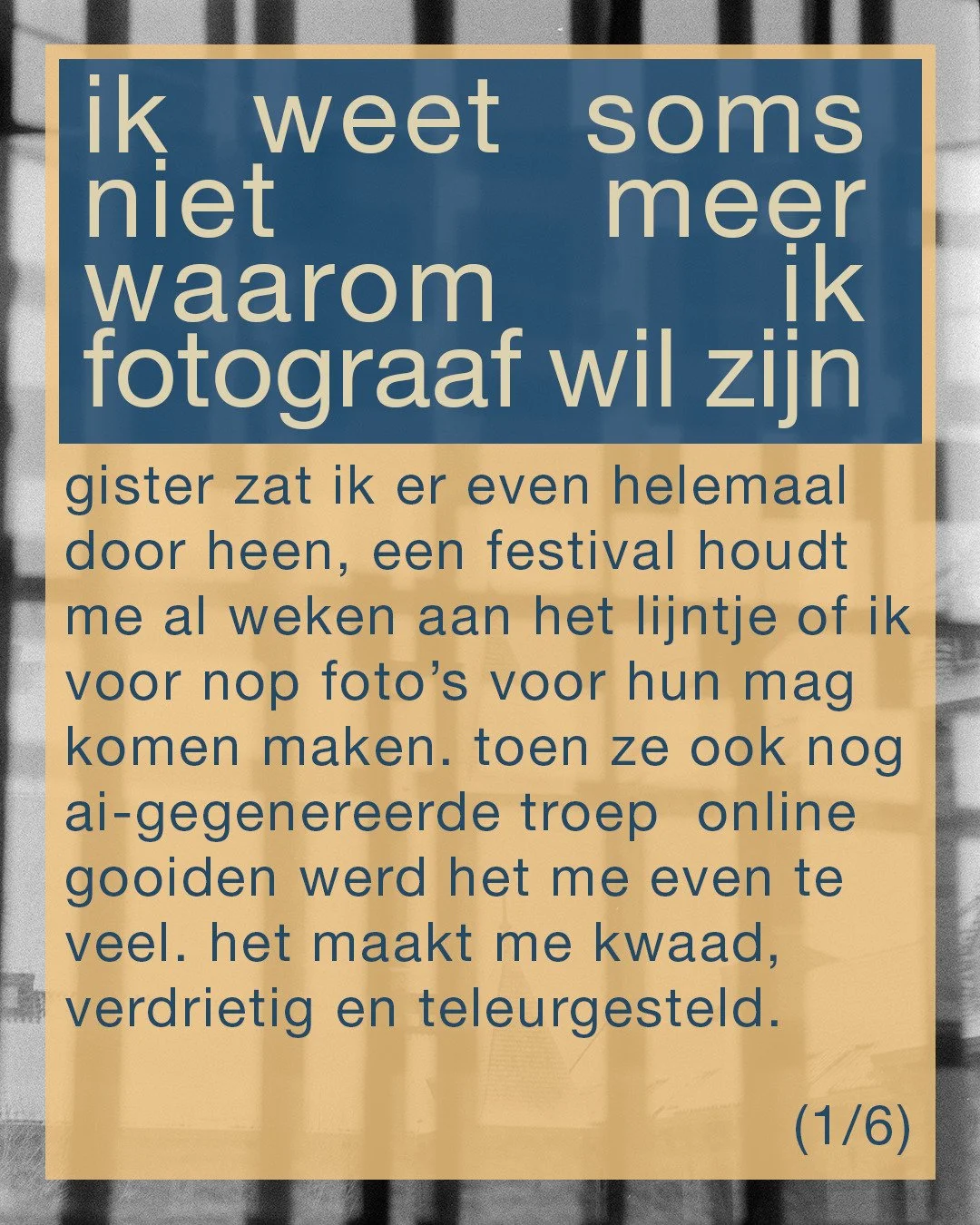 so naar alle fijne opdrachtgevers en liefhebbers van mijn werk 💛 

zoals ik van @jannaananana heb geleerd:
betaal me goed
of
verzorg me goed

en bel me niet als je AI meuk gebruikt :)