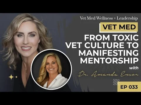 #033: VET MED - From Toxic Vet Culture to Manifesting Mentorship with Dr. Amanda Ensor