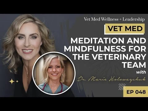 #048: VET MED - Meditation and Mindfulness For The Veterinary Team with Dr. Marie Holowaychuk