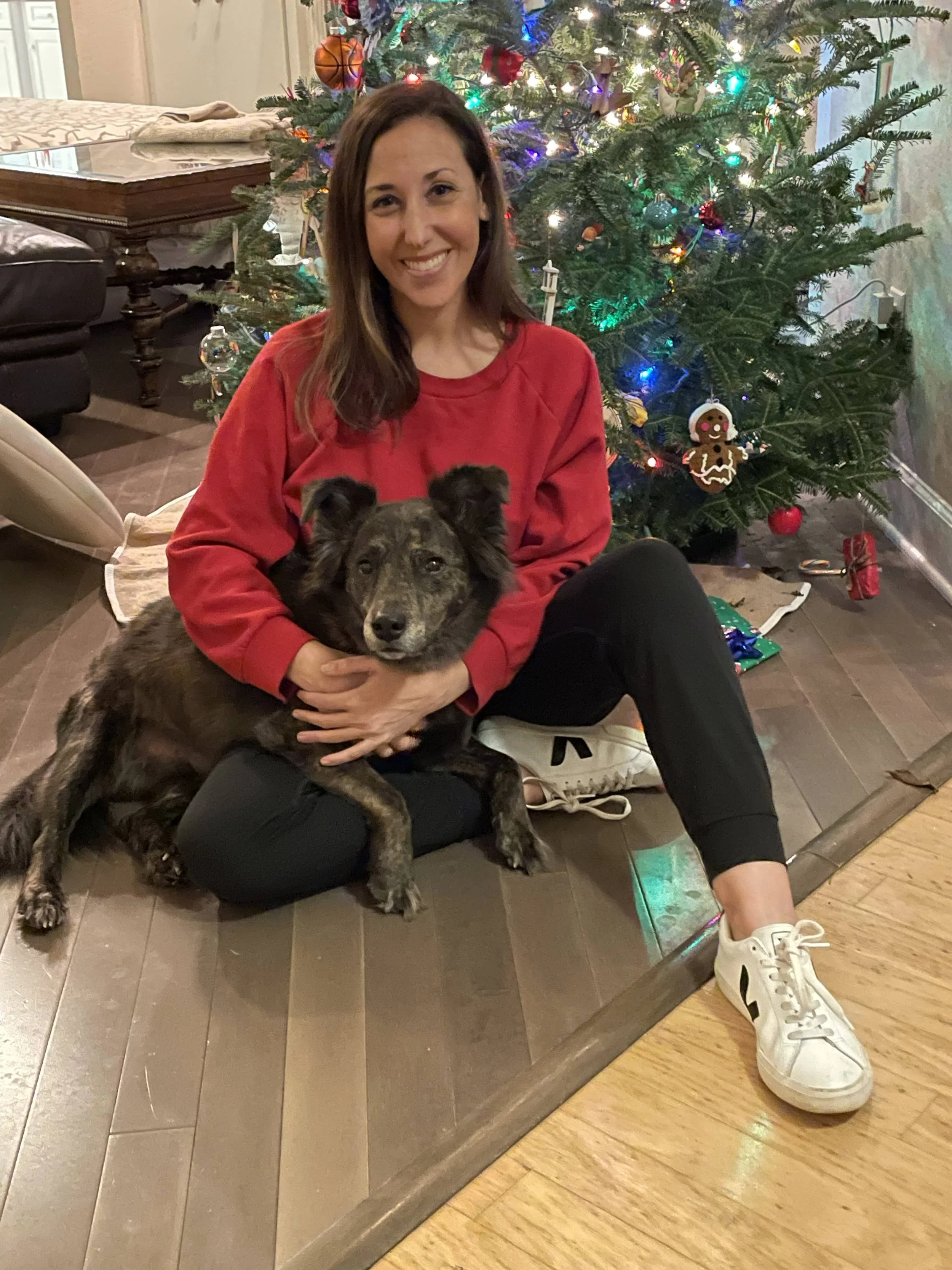 Julie Stern with her dog