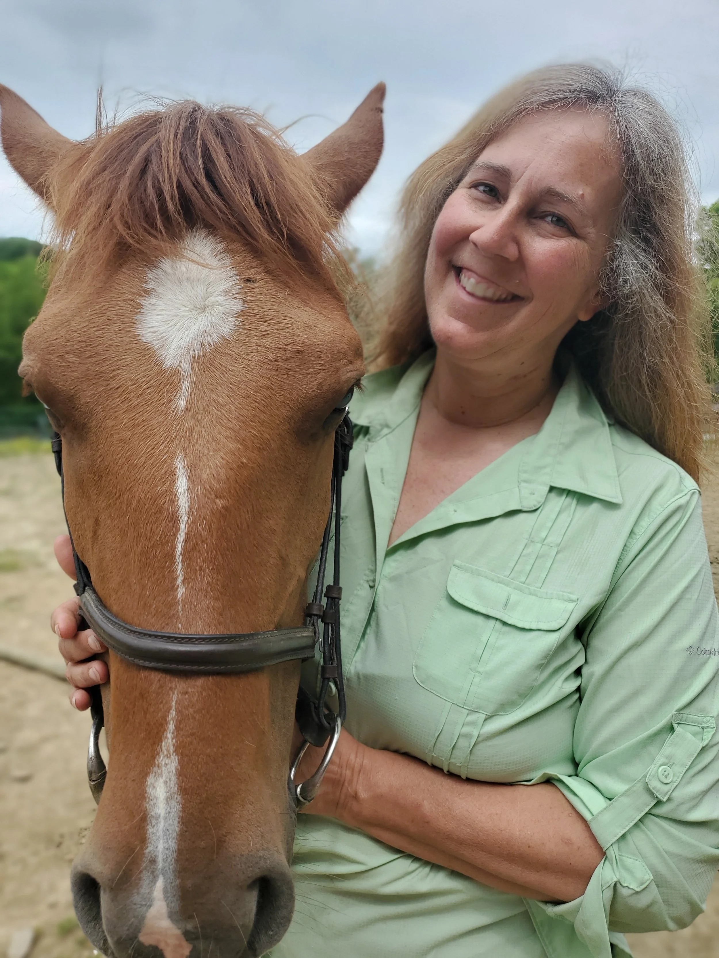Susan Swendsen Harris with Horse