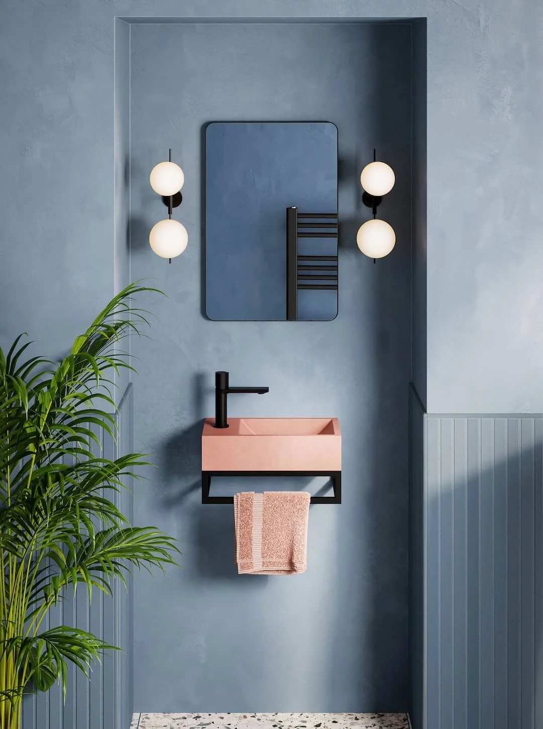 Trim Curve 40 Black Entero Wall Mounted Pink copy.jpg