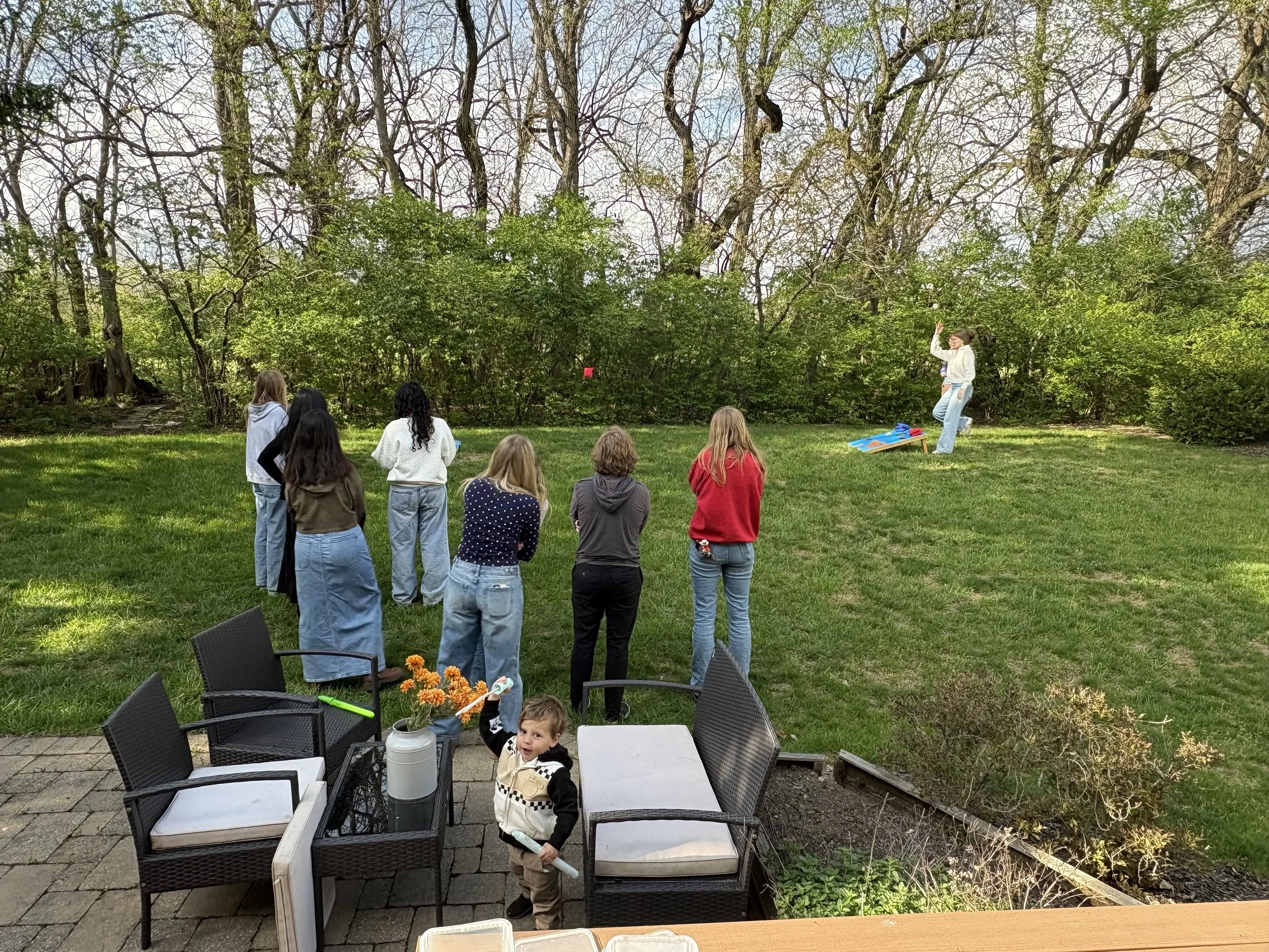 Our lab beat out the Spatial Cognition lab in both Cornhole and CodeNames!