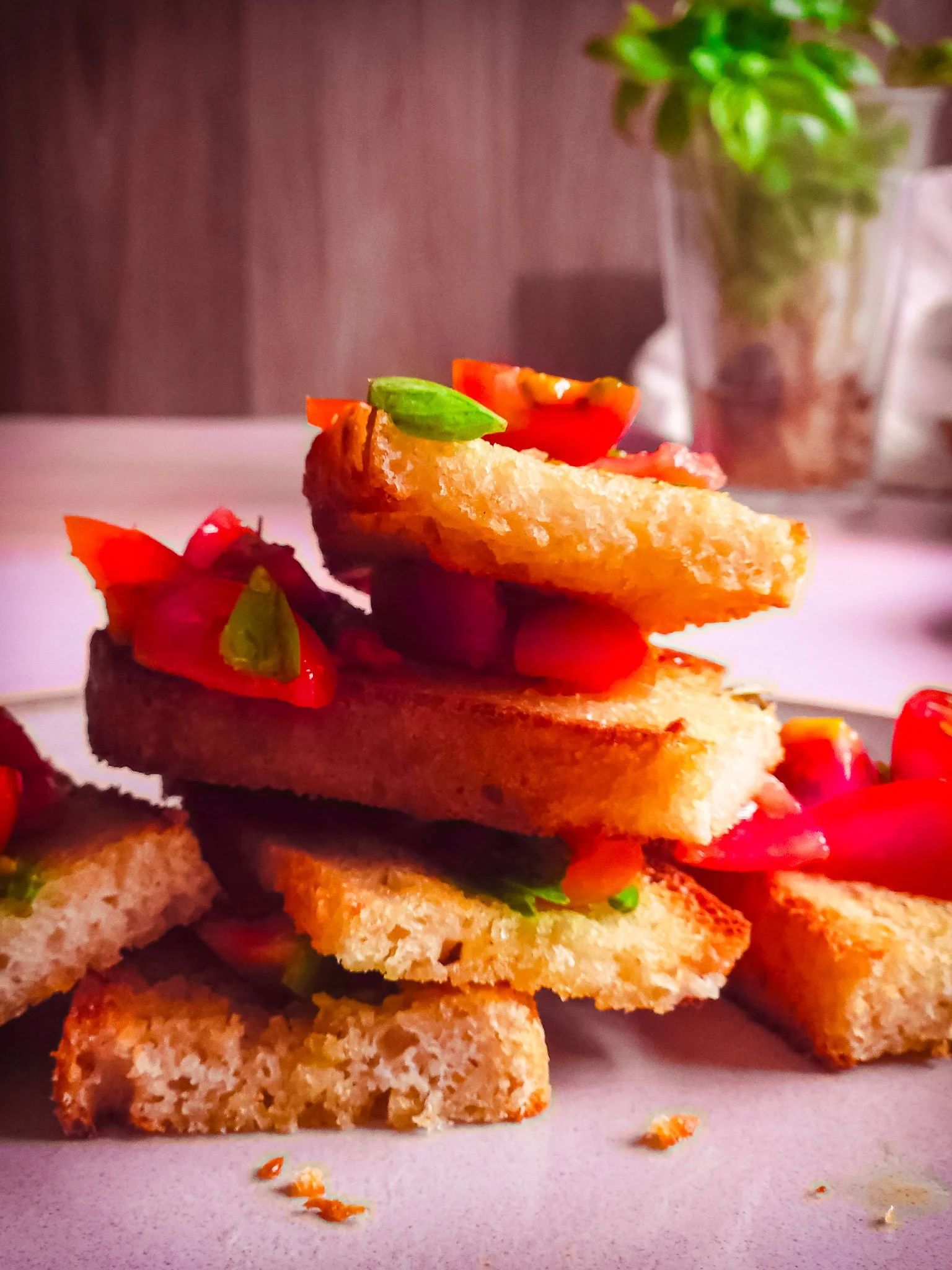 Tomato and Basil Bruschetta