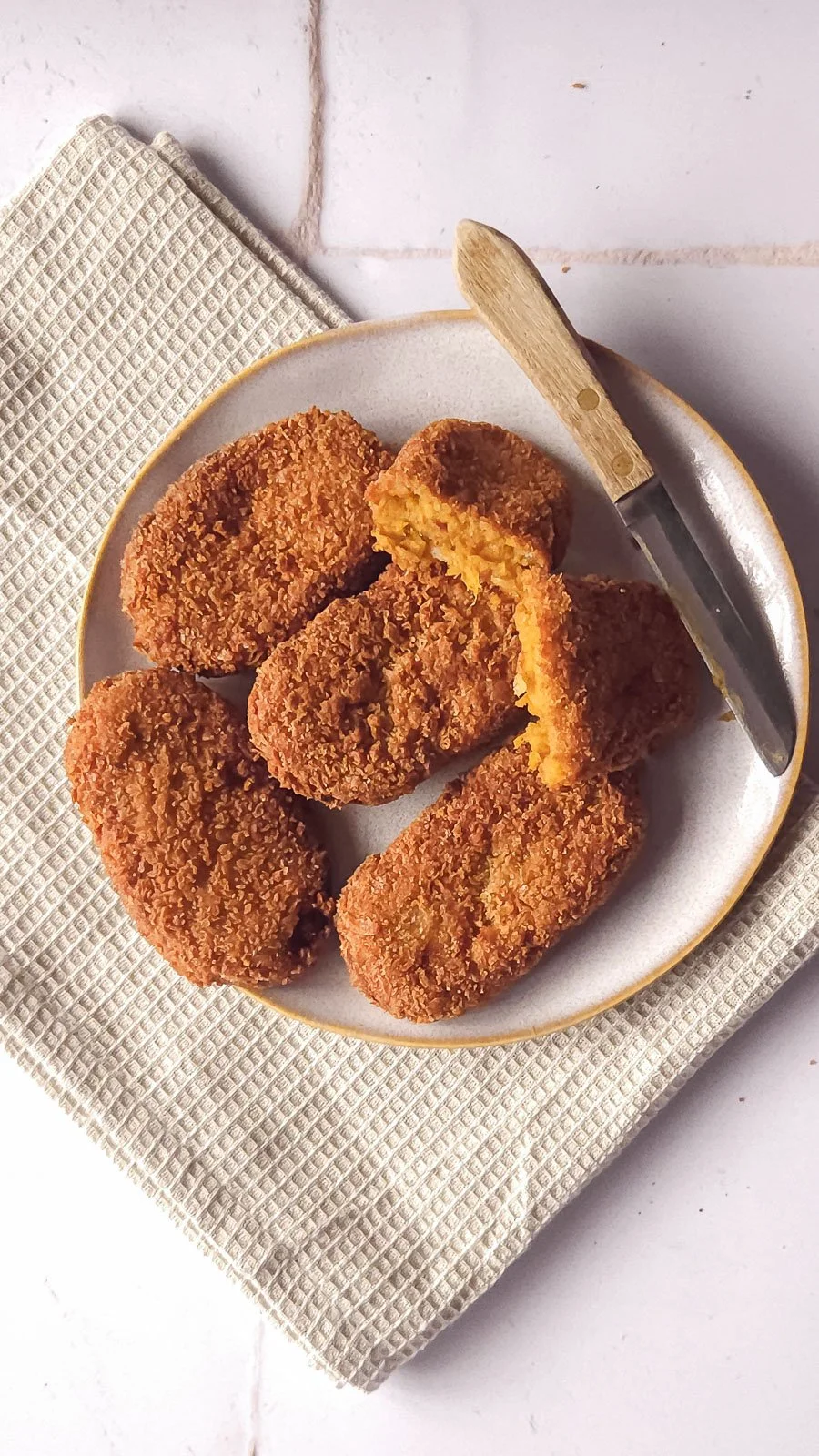 Kabocha Korokke (Japanese Pumpkin Croquettes)