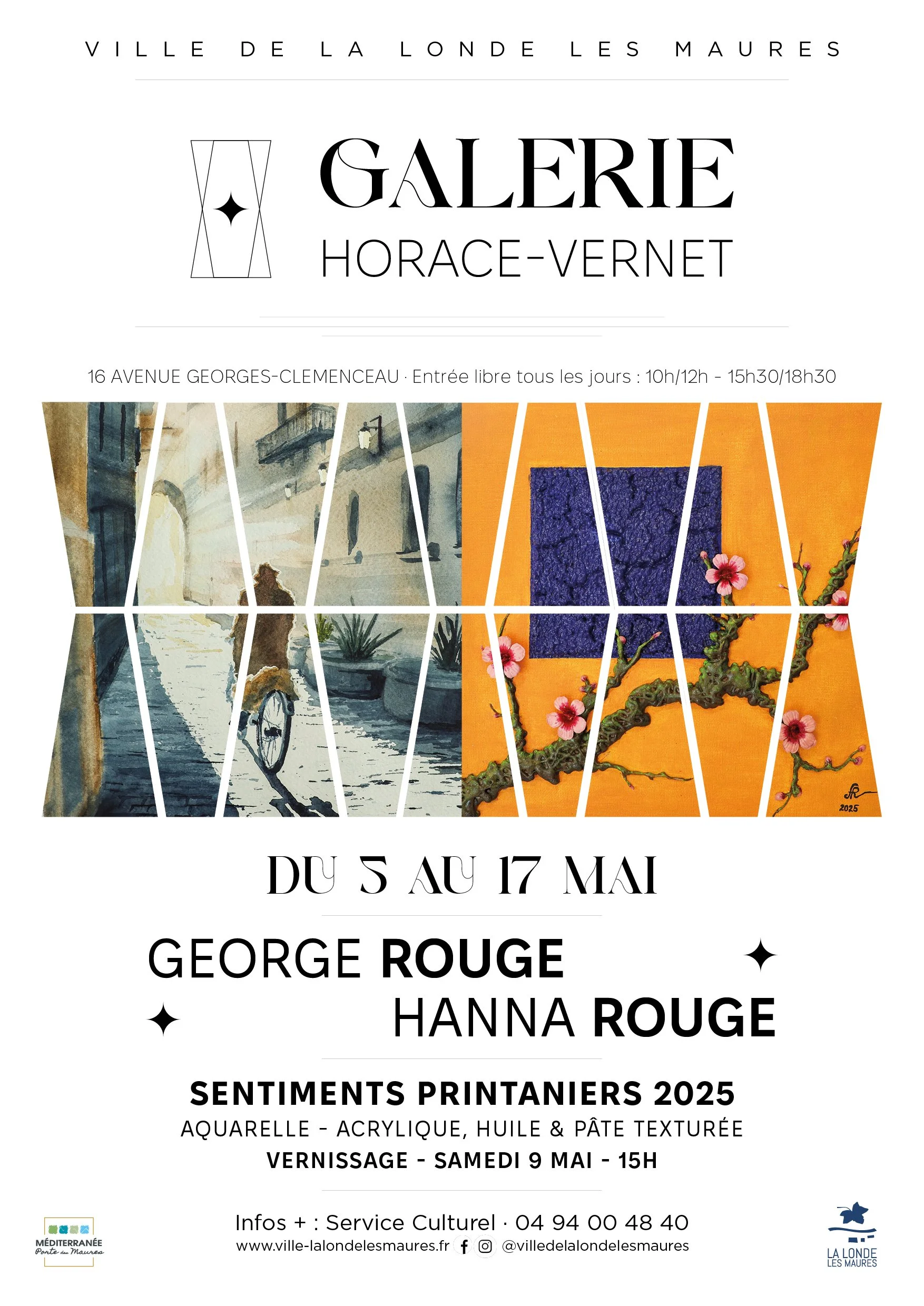 Vernissage à la galerie Horace-Vernet à La Londe