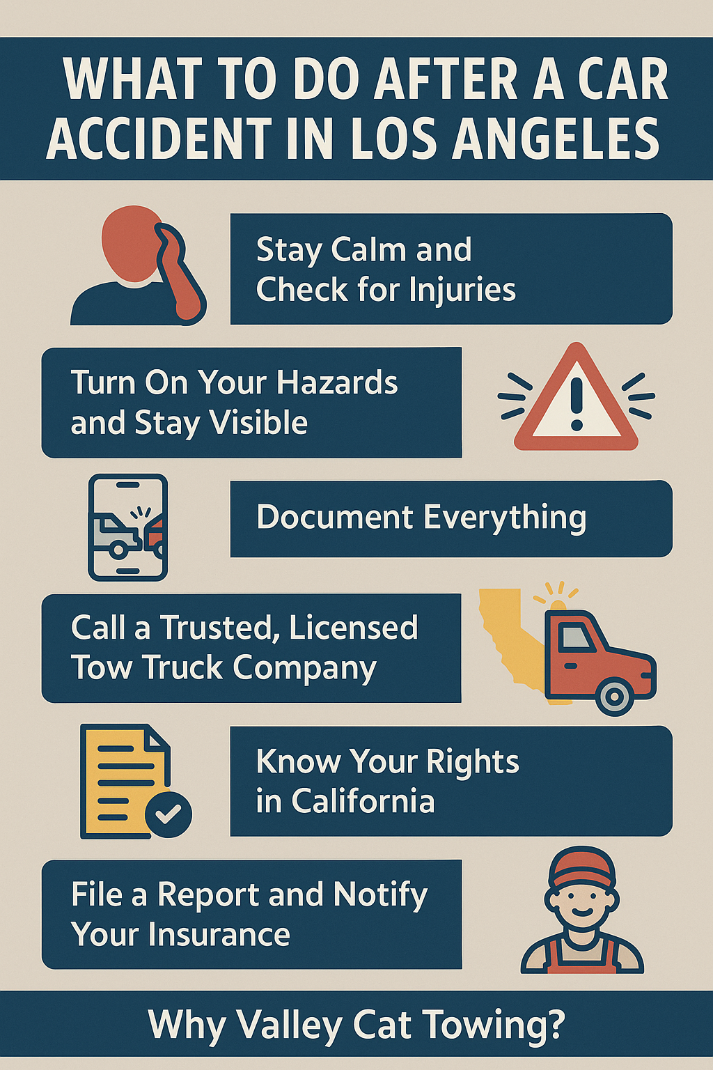 What to Do After a Car Accident in Los Angeles: Tow &amp; Safety Guide