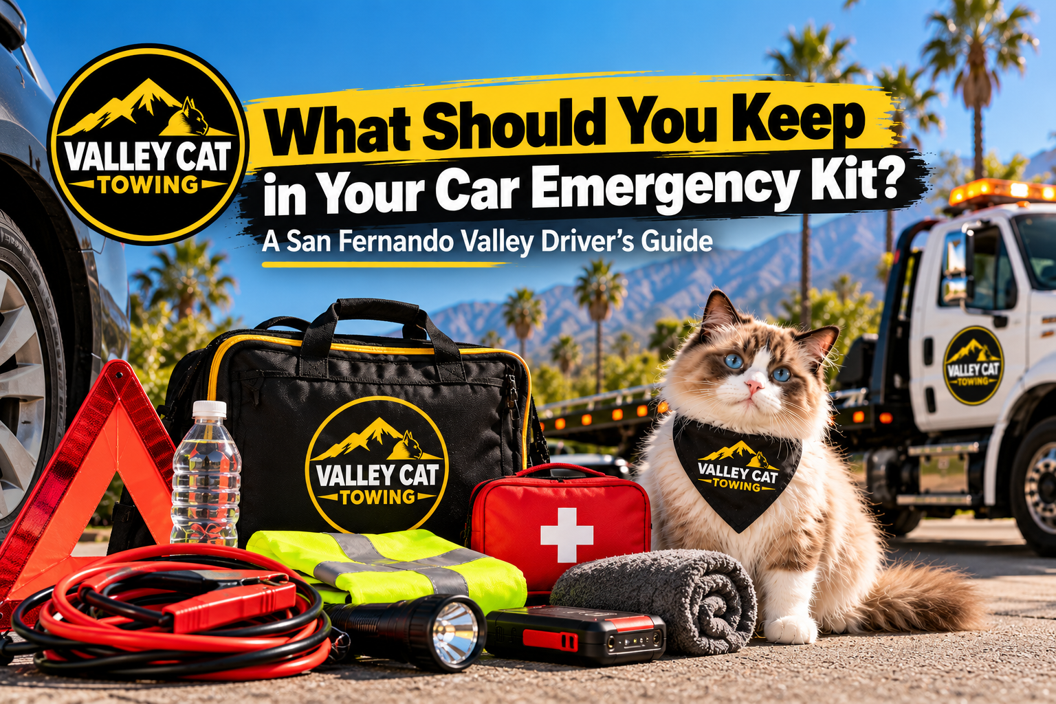 What Should You Keep in Your Car Emergency Kit? A San Fernando Valley Driver’s Guide