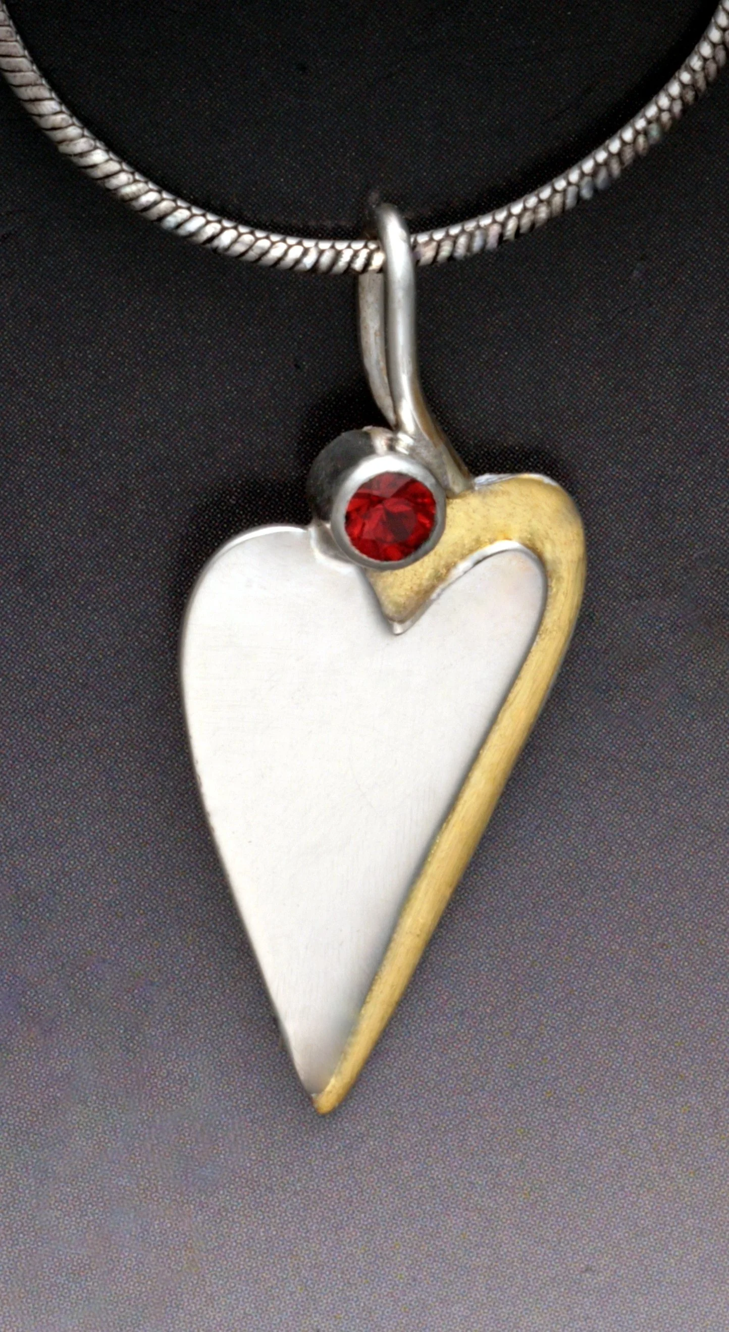 Heart of Gold Pendant and Necklace