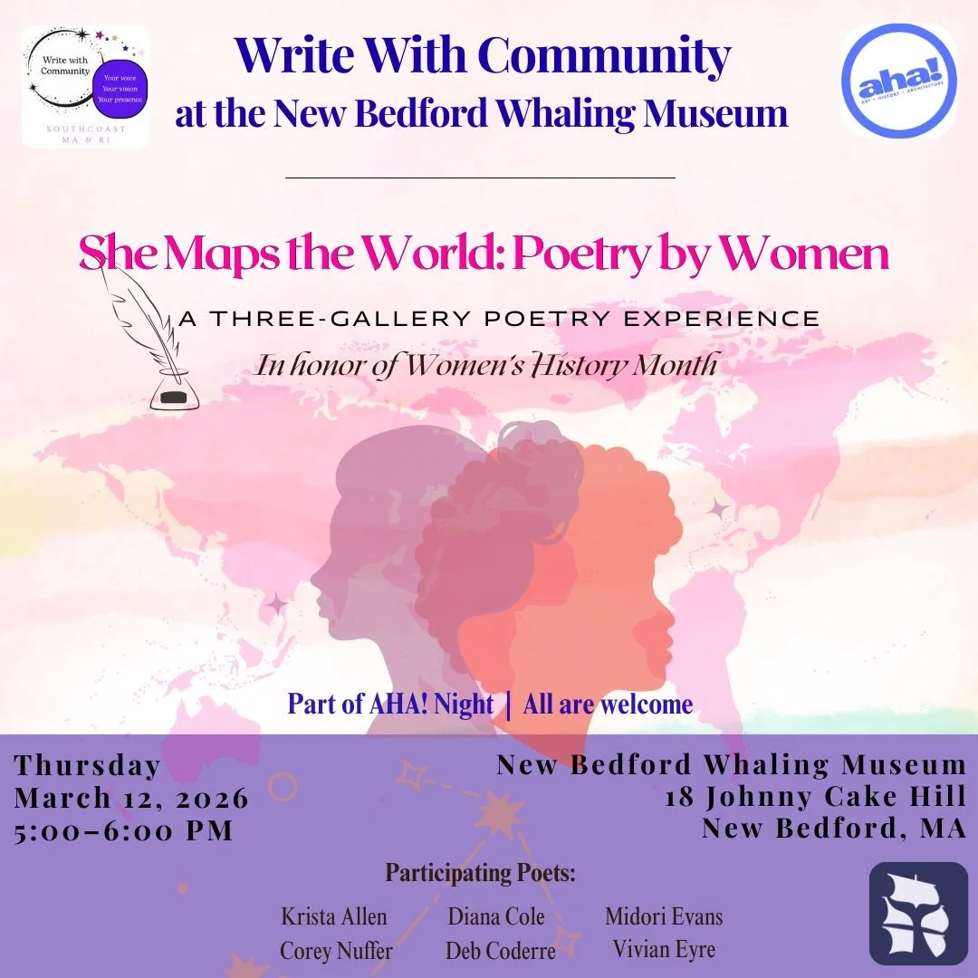 March is Women&rsquo;s History Month, and the women are throwing down, poetically speaking, at the Whaling Museum this coming Thursday, as part of AHA! Night, on Thursday, March 12th.

Experience poetry in a new way as you move through three museum g