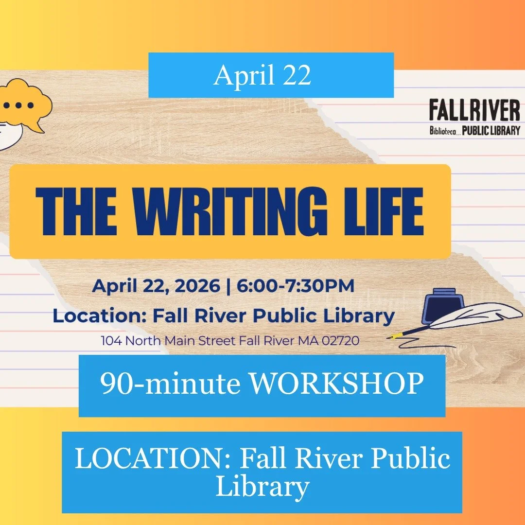 🎉𝐓𝐡𝐫𝐞𝐞 𝐞𝐯𝐞𝐧𝐭𝐬 𝐡𝐚𝐩𝐩𝐞𝐧𝐢𝐧𝐠 𝐭𝐡𝐢𝐬 𝐖𝐞𝐝𝐧𝐞𝐬𝐝𝐚𝐲 𝐭𝐡𝐚𝐭 𝐰𝐞 𝐰𝐚𝐧𝐭𝐞𝐝 𝐭𝐨 𝐬𝐡𝐨𝐮𝐭 𝐨𝐮𝐭. 

✍✍ 𝐓𝐡𝐞 𝐖𝐫𝐢𝐭𝐢𝐧𝐠 𝐋𝐢𝐟𝐞
📌 Location: Fall River Public Library
⏰ Time: 6:00 - 7:30PM

📂 𝐍𝐚𝐭𝐢𝐨𝐧𝐚𝐥 𝐋𝐢𝐛𝐫