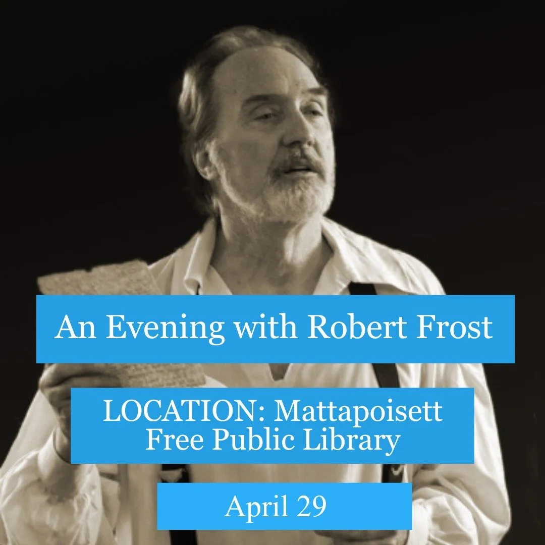 💥 Here are three events to look forward to this week&hellip;

 📙 An Evening with Robert Frost
📌 Location: Mattapoisett Free Public Library
⏰ Time: 6:30 - 7:30PM

📂 Linford Fisher - STEALING AMERICA
📌 Location: The Colony House
⏰ Time: 6:00 - 7:0