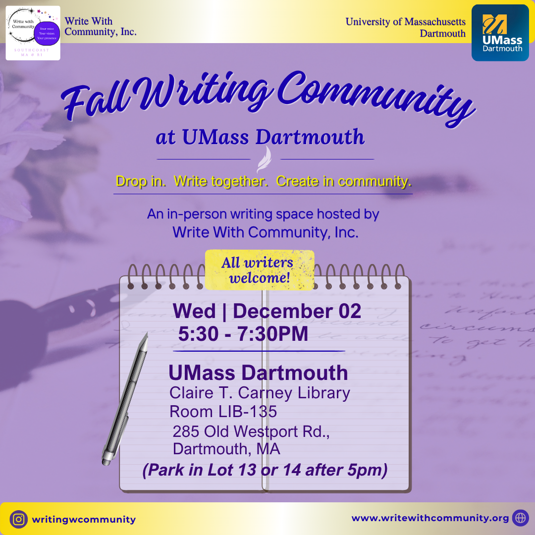 Fall Writing Community at UMass Dartmouth