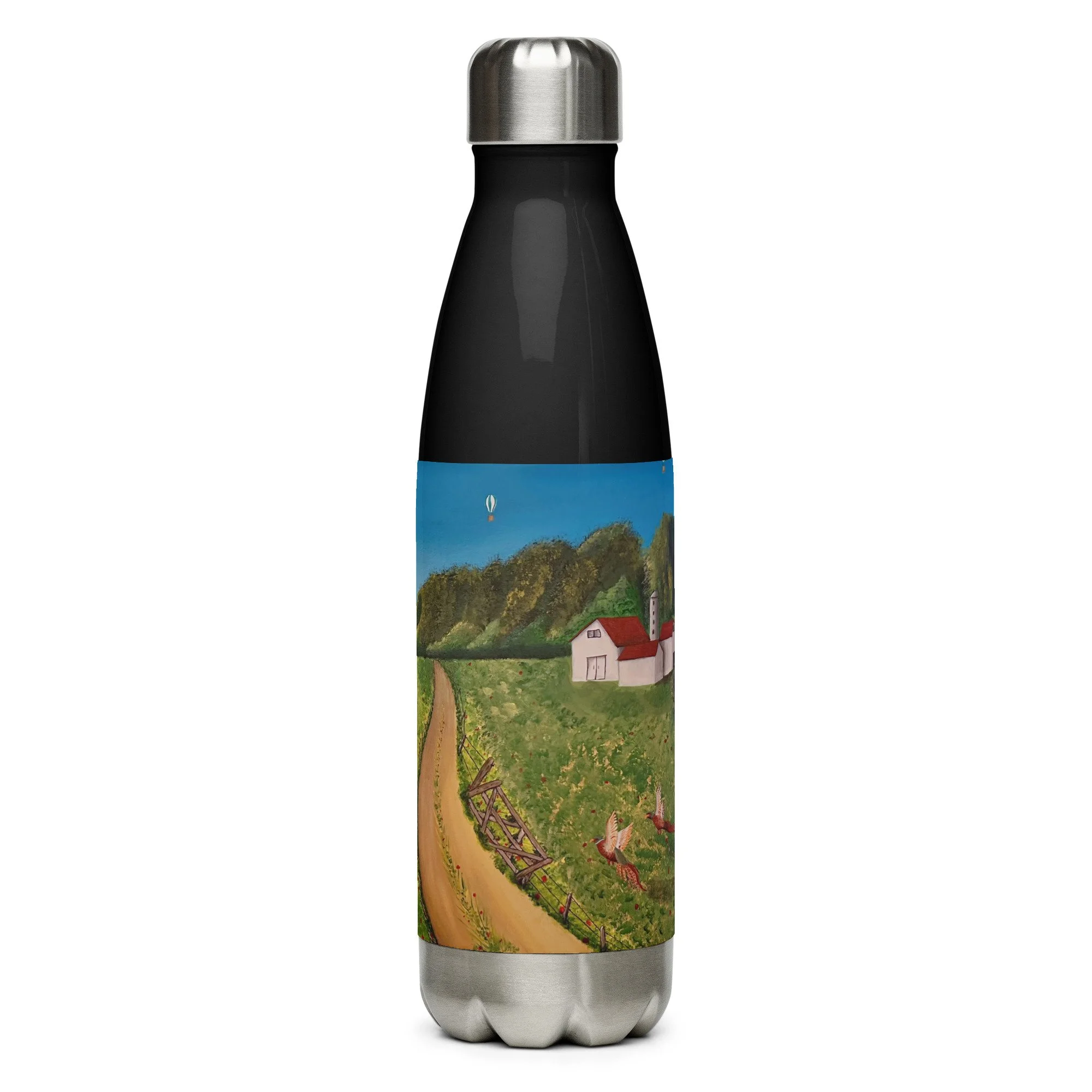 Country Living by Justin Robertson Stainless Steel Water Bottle