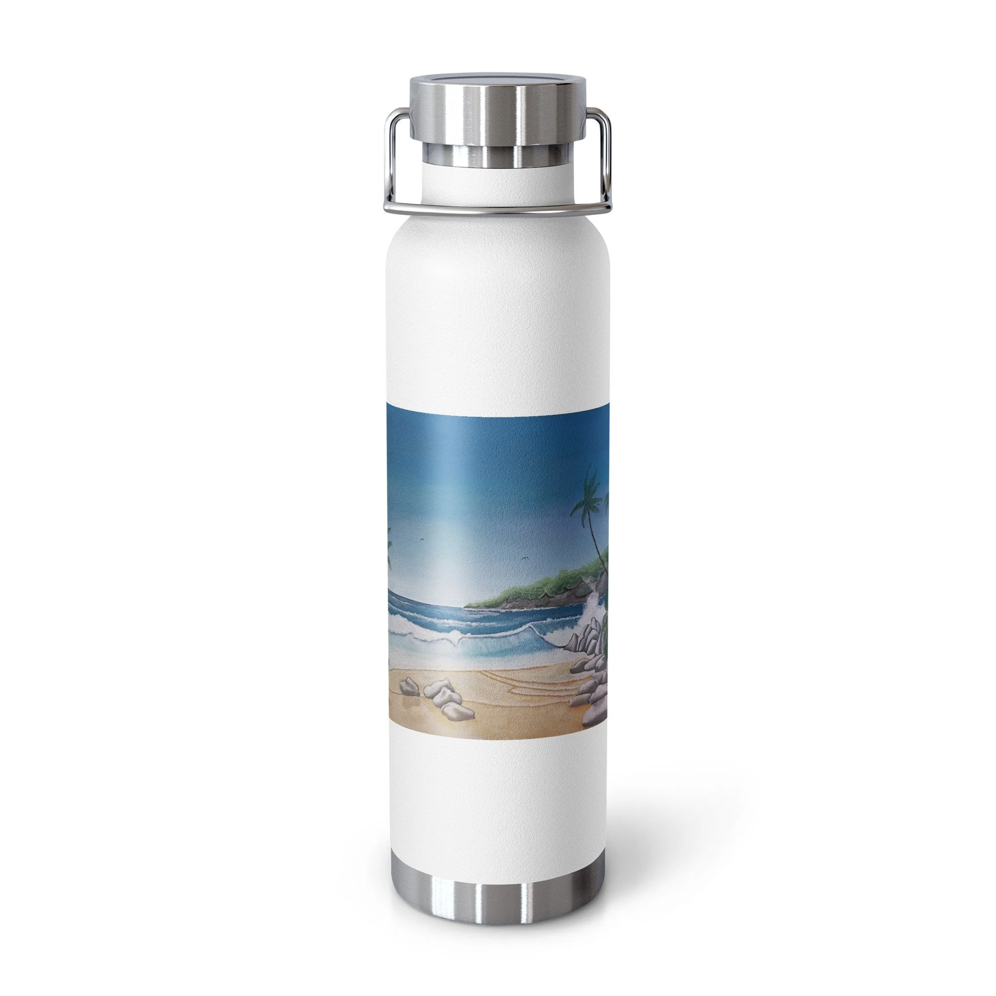 Island Paradise by Justin Robertson Insulated Bottle