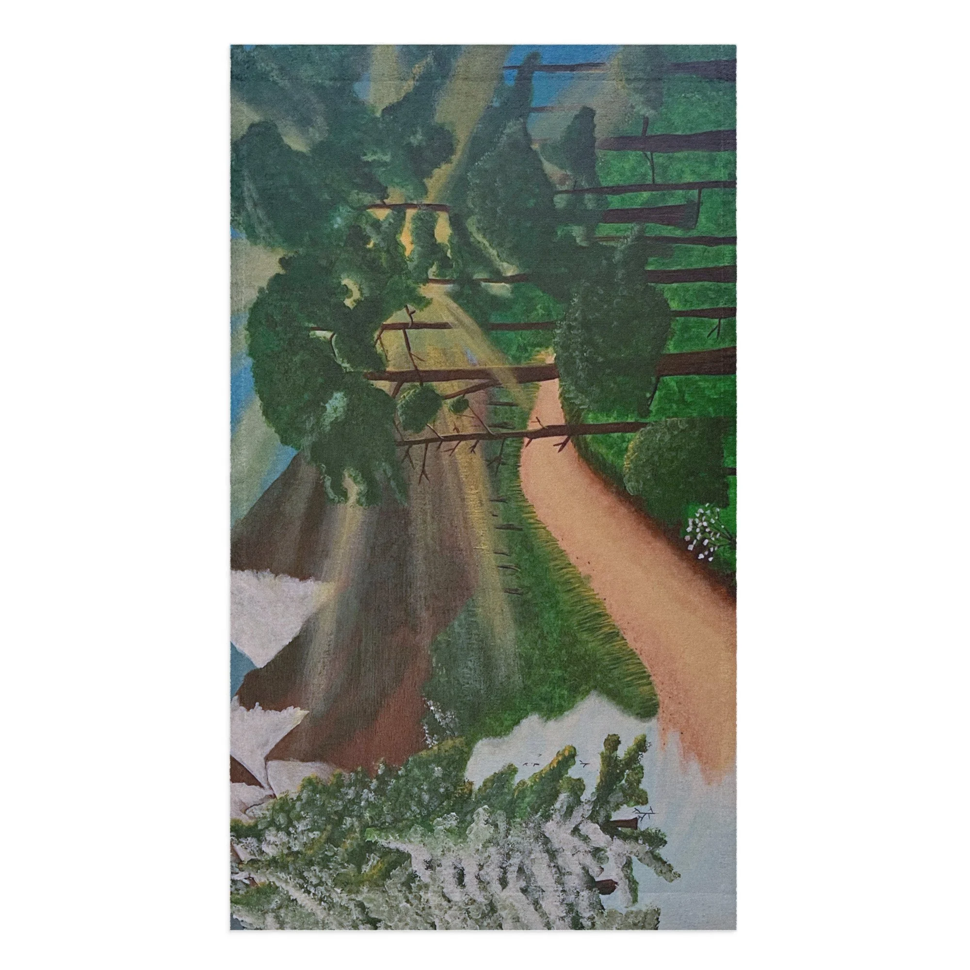 The Sun Thaws by Brian M. Self Hand Towel
