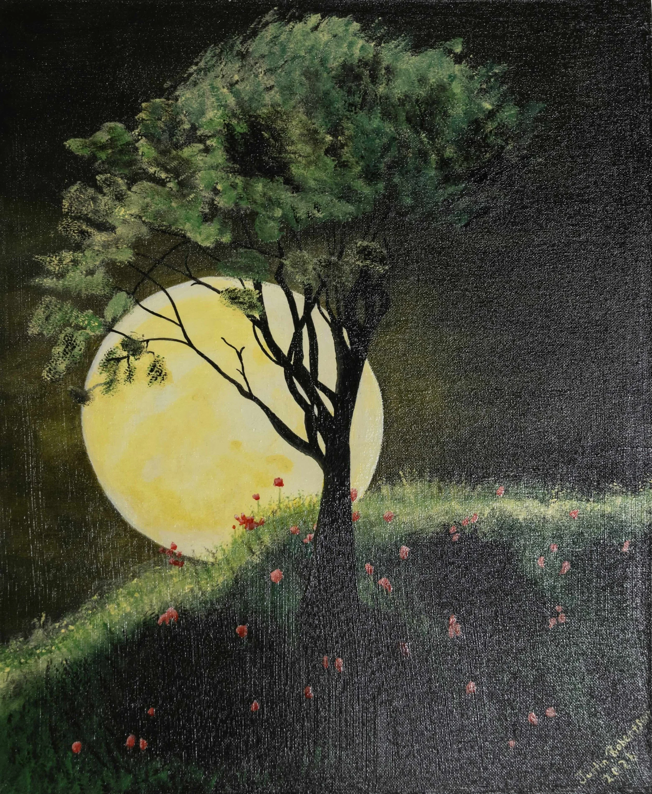 Full Moon Rises by Justin Robertson