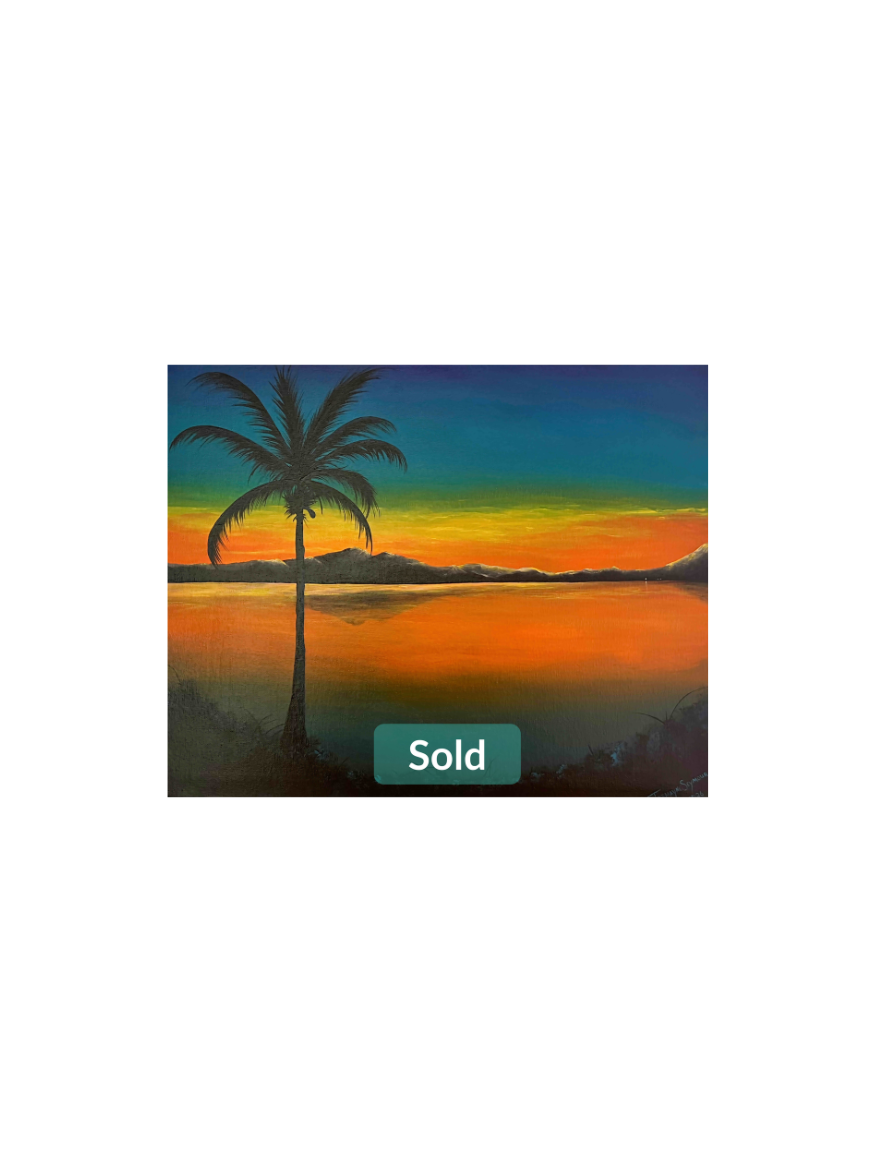 Tranquility by Tremayne Seymour ORIGINAL PAINTING 16" x 20"