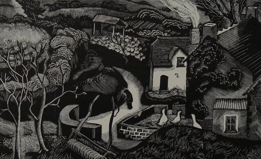 Rachel Reckitt engraving of Somerset House