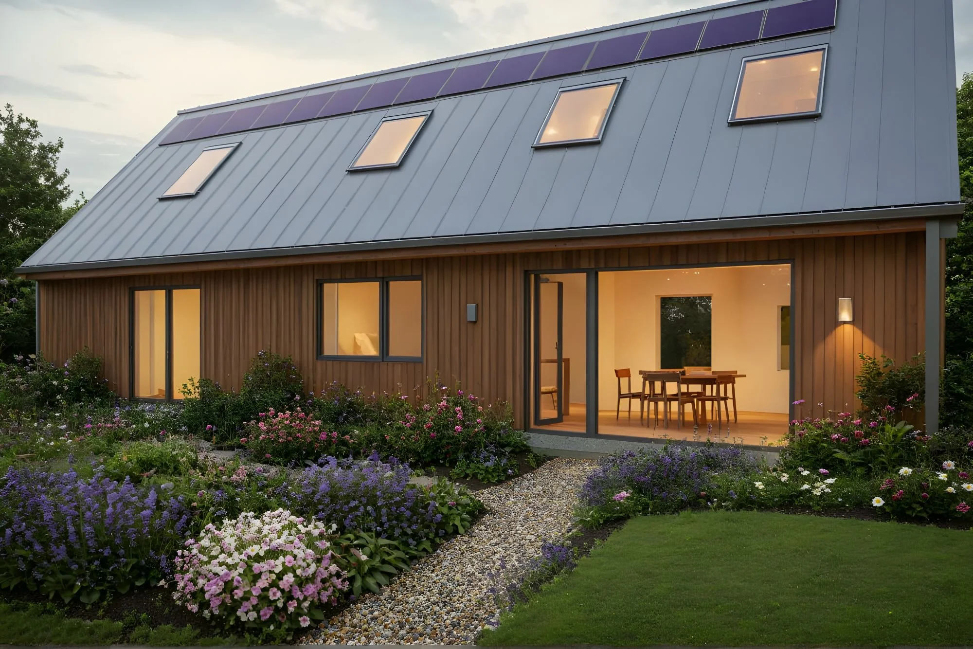 Exterior from garden