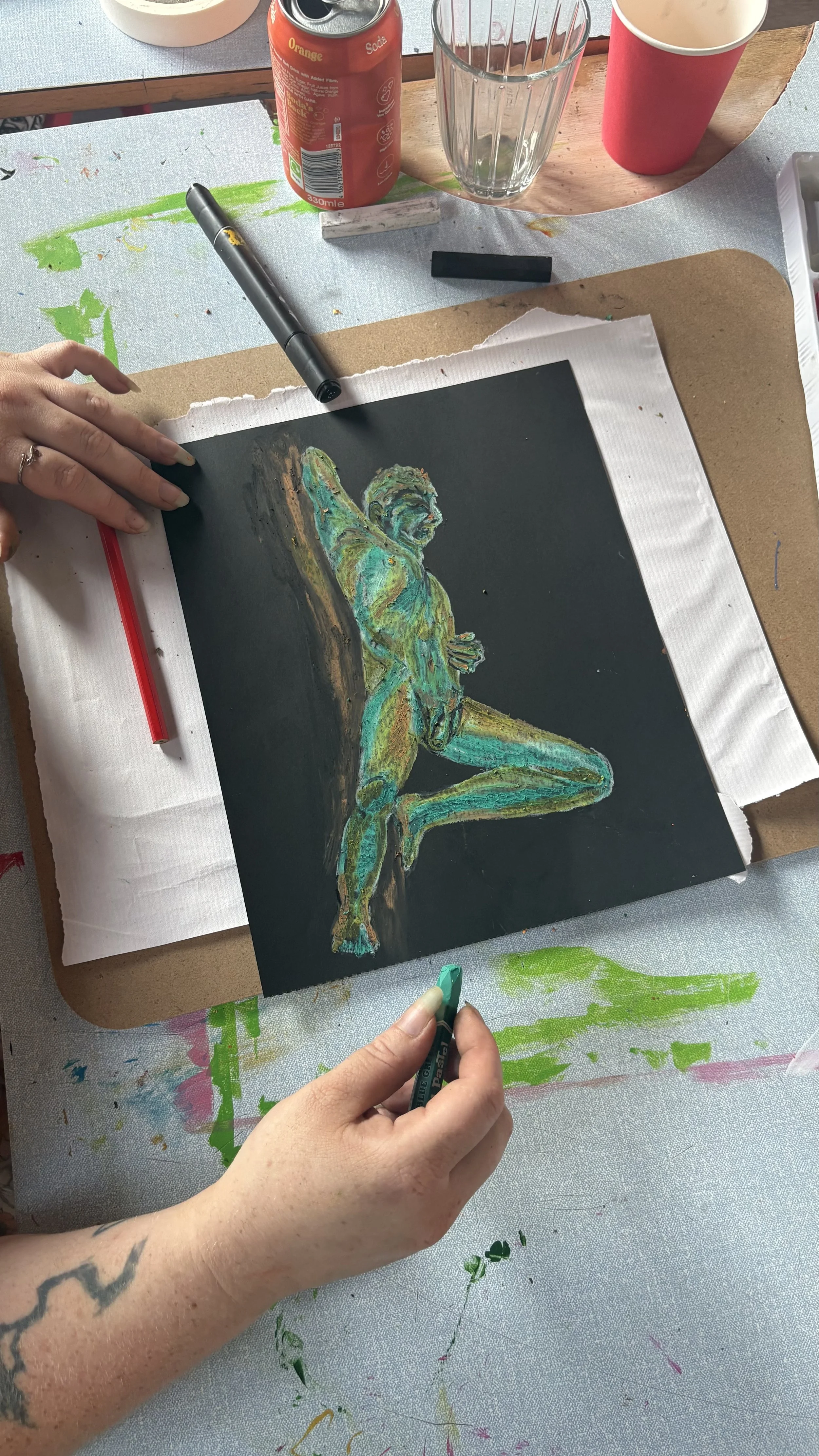 Life Drawing evening with Becky