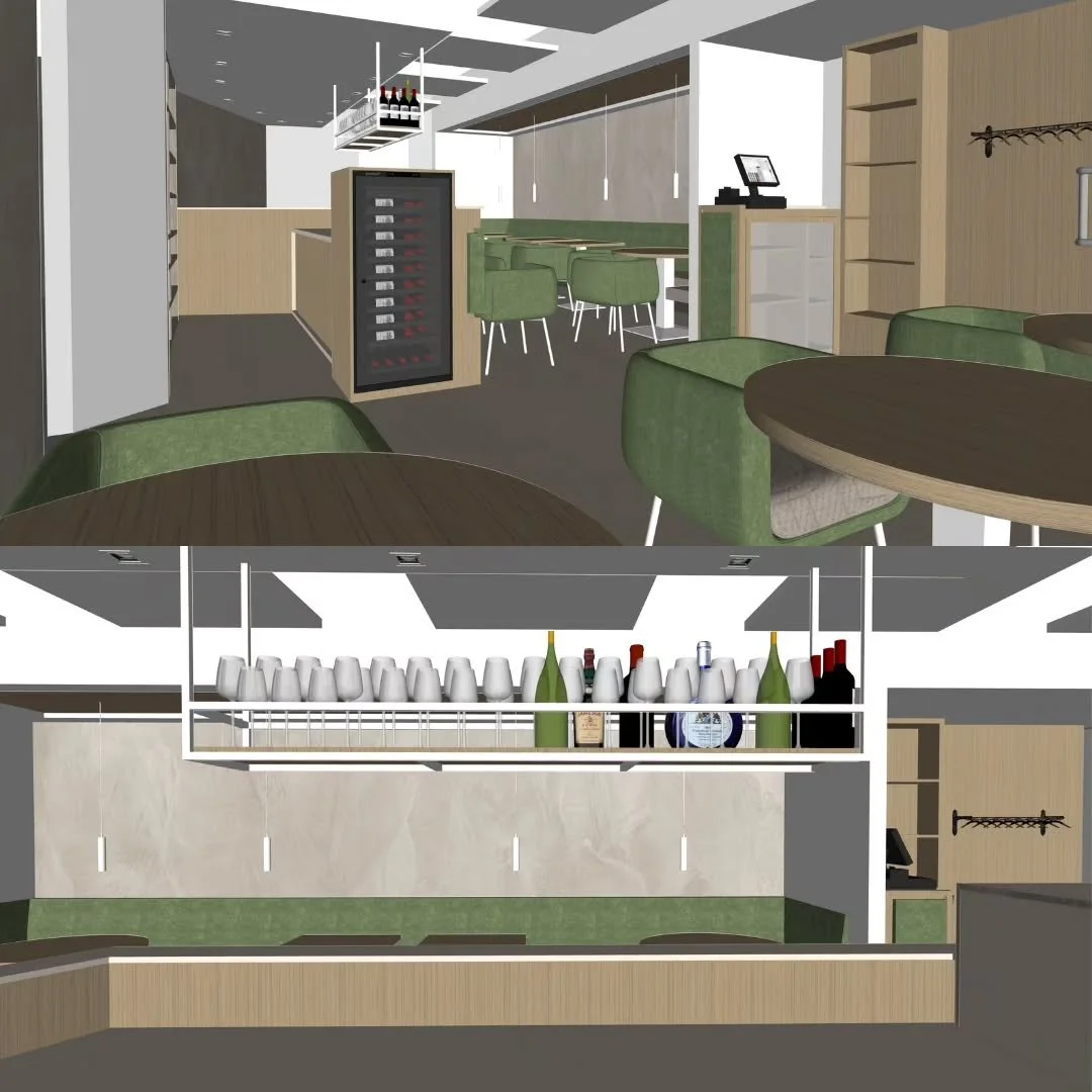 Dit is een tussentijdse rendering van een bistro. Ik heb dit tijdens mijn stage gemaakt bij Dick de Jong interieur architekt.

This is a rendering of a bistro that wasn't divinitive. I made this while I was on a internship by Dick de Jong interieur a