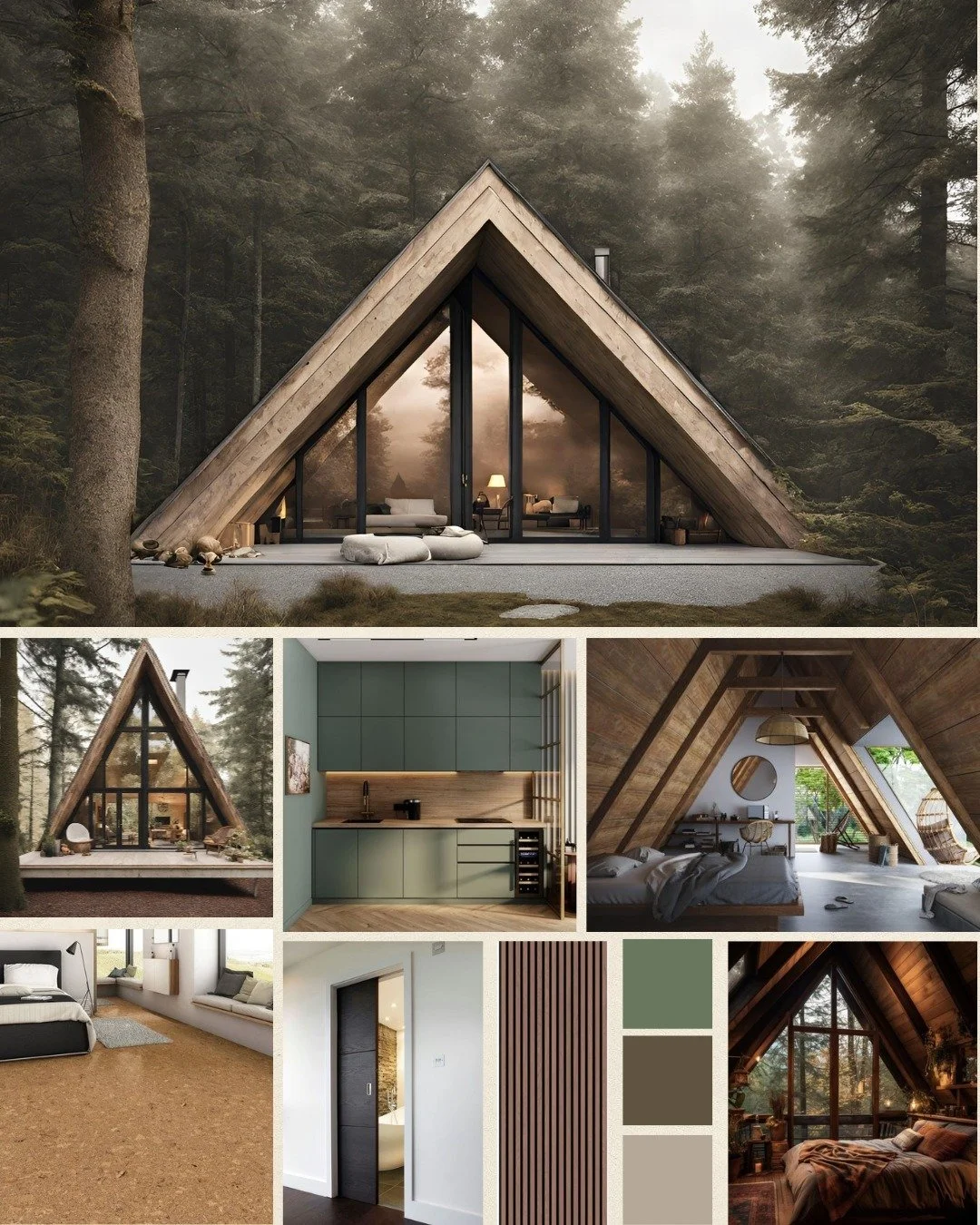 Tiny house with Biobased touches.

School Project 
Second year interior design advisor.
From concept, sketches, to a finished render and 3d model.