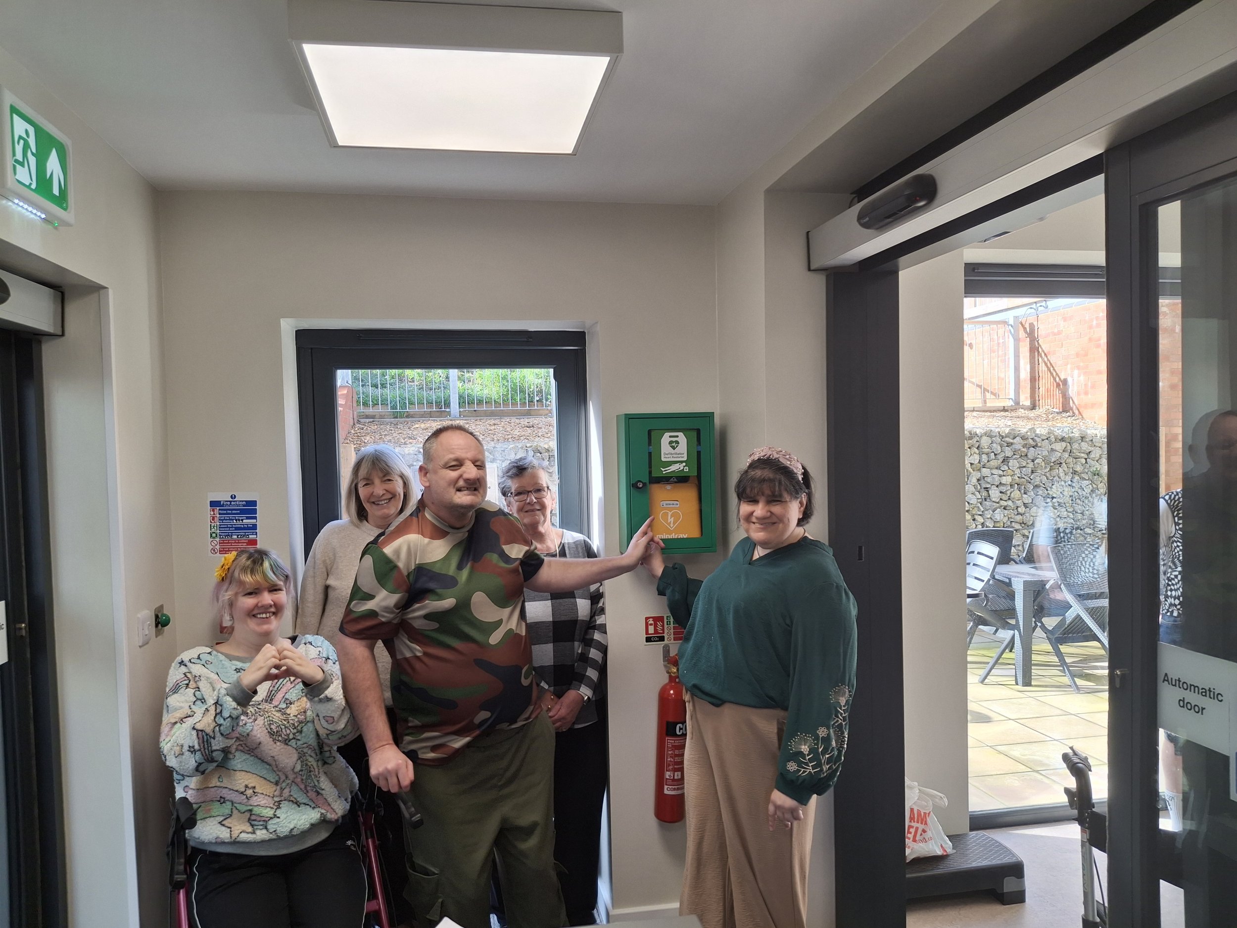 New Defibrillator for the Frimley Centre 