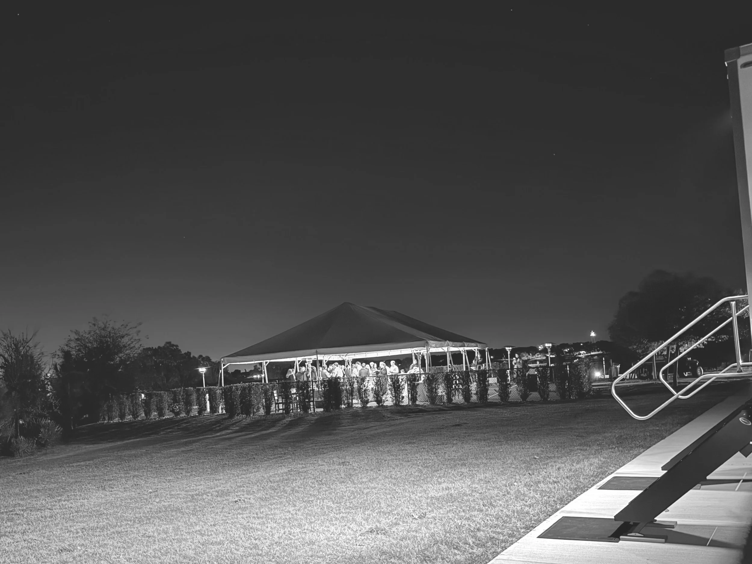 Adam's Estate Lake Alfred Florida outdoor wedding luxury restroom trailer with climate control and running water set-up. 2.6.2026