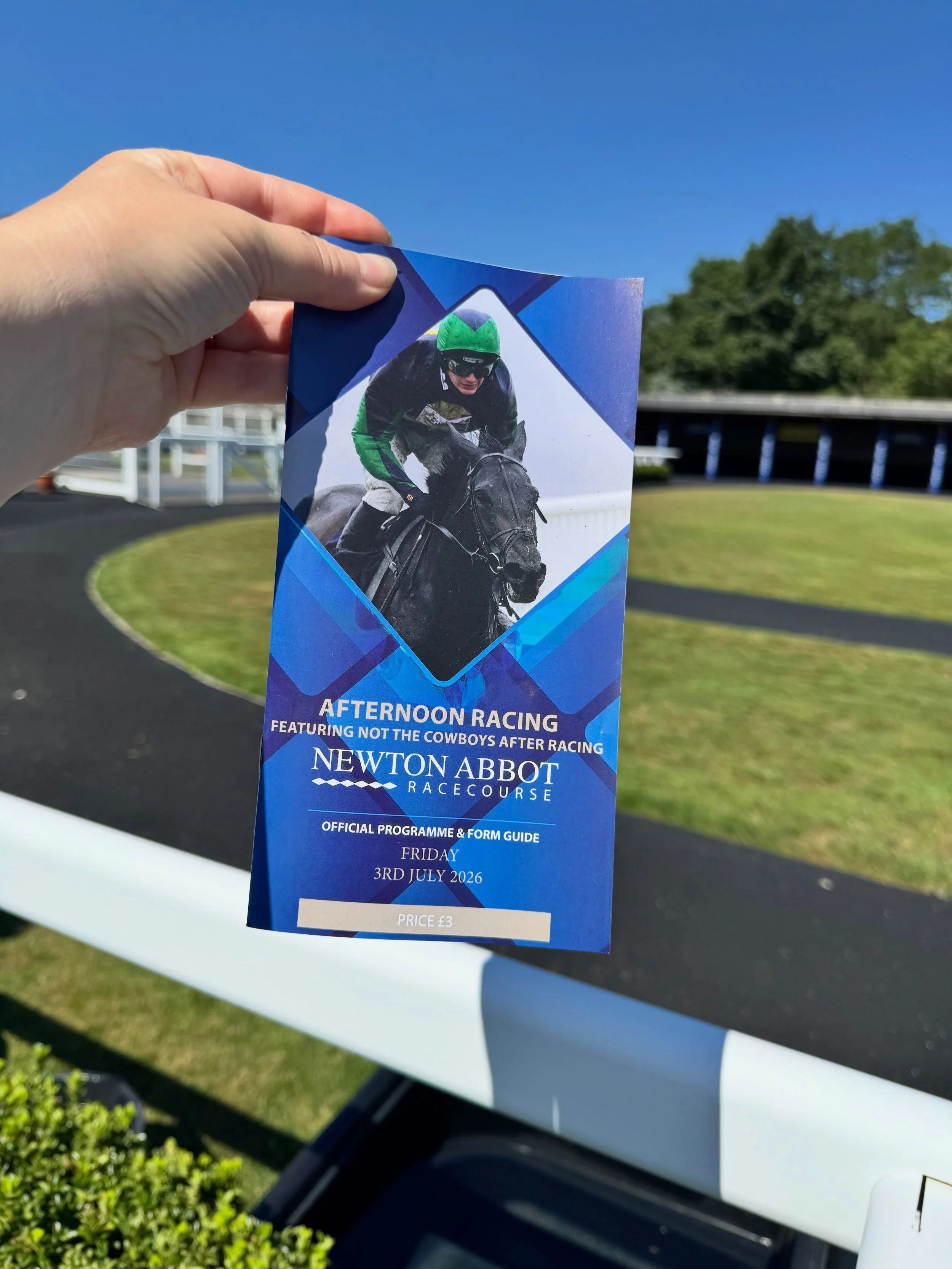 Less than an hour to go before gates open at 12.10. Are you joining us?