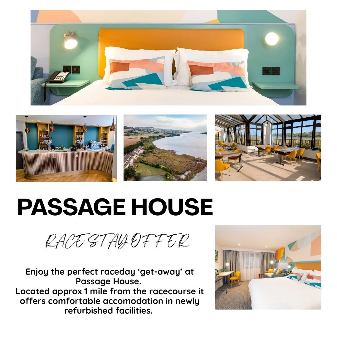 Race Stay Offer - Passage House

The newly refurbished Passage House welcomes racegoers for a Race Stay Offer. Enjoy the perfect get-away in their newly refurbished hotel the night before or the night of racedays. 

With savings of up to 20% and thre