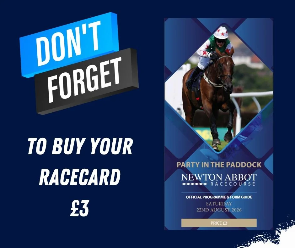 🏇 Don&rsquo;t just watch the racing. Get the inside track.

Want to know who&rsquo;s running, who&rsquo;s been in form and who could be one to watch?

📖 Pick up your racecard and get all the essential information you need to follow the action, from