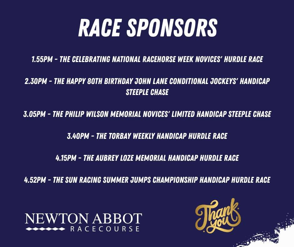 As always a big thank you to all of our sponsors today.