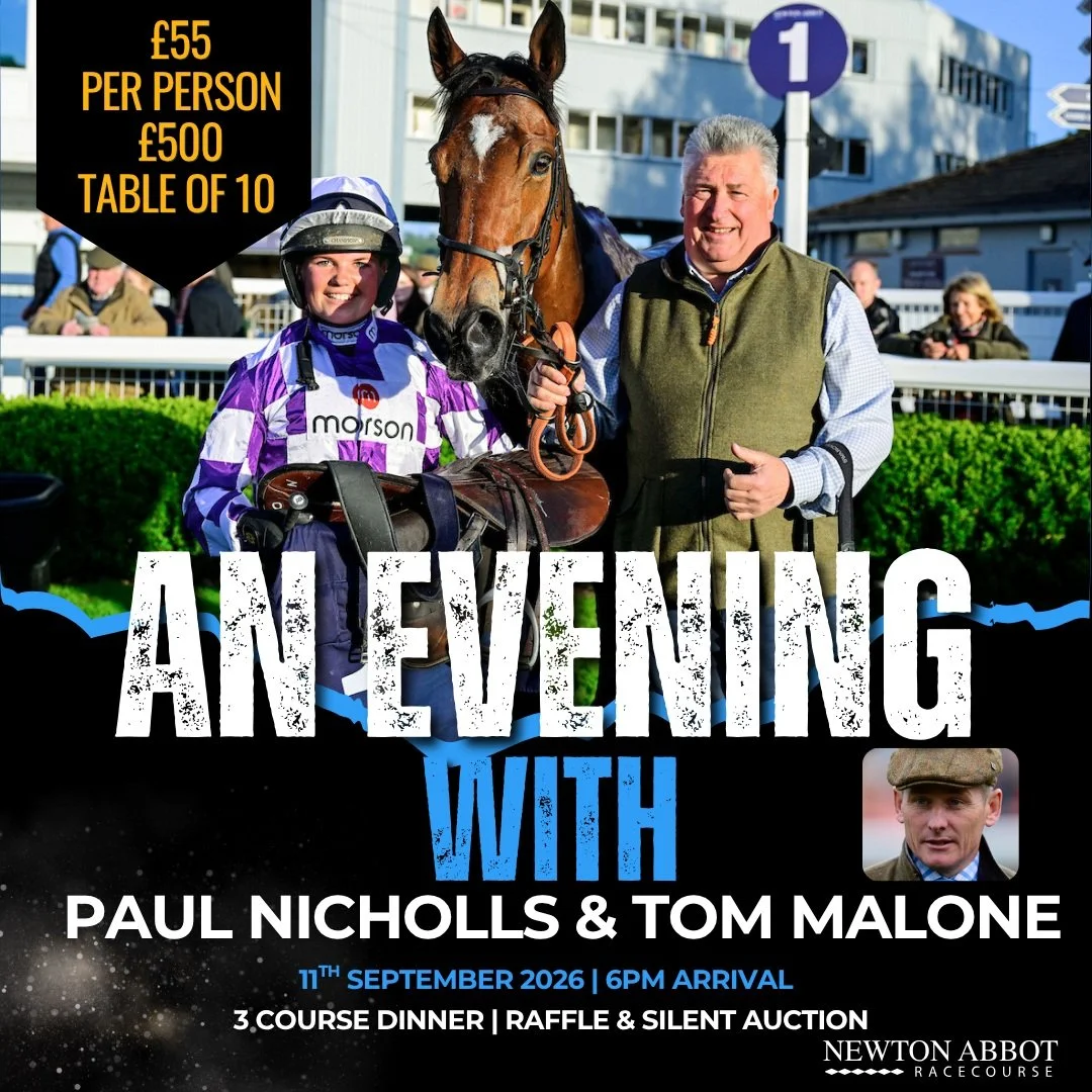 The Countdown Is On&hellip; Three Weeks to Go

What do you get when you combine two of racing's biggest names, exceptional food and a brilliant evening at the racecourse?

A night you won't want to miss. 🏇

We're now just three weeks away from An Ev