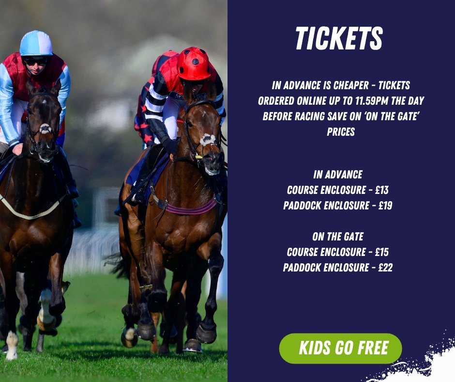 🏇 RACING TOMORROW!

Planning on joining us at Newton Abbot for Monday afternoon racing? Here&rsquo;s everything you need to know to make the most of your visit. 👇

📅 Monday 7th September
🏇 Afternoon jump racing gates open at 12 mid day. First rac