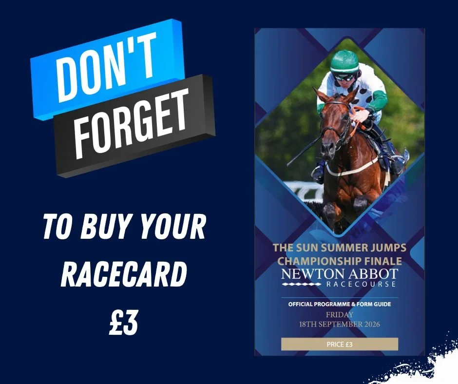 🏇 Don&rsquo;t just watch the racing &ndash; get to know the runners.

Who&rsquo;s in form? Who&rsquo;s been performing well? And who could be one to watch?
Get your racecard before the first race and you&rsquo;ll have all the information you need to