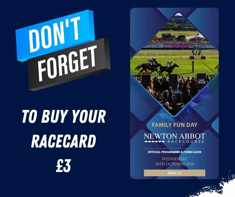 🏇 Don&rsquo;t just watch the racing &ndash; get to know the runners.

Who&rsquo;s in form? Who&rsquo;s been performing well? And who could be one to watch?
Get your racecard before the first race and you&rsquo;ll have all the information you need to
